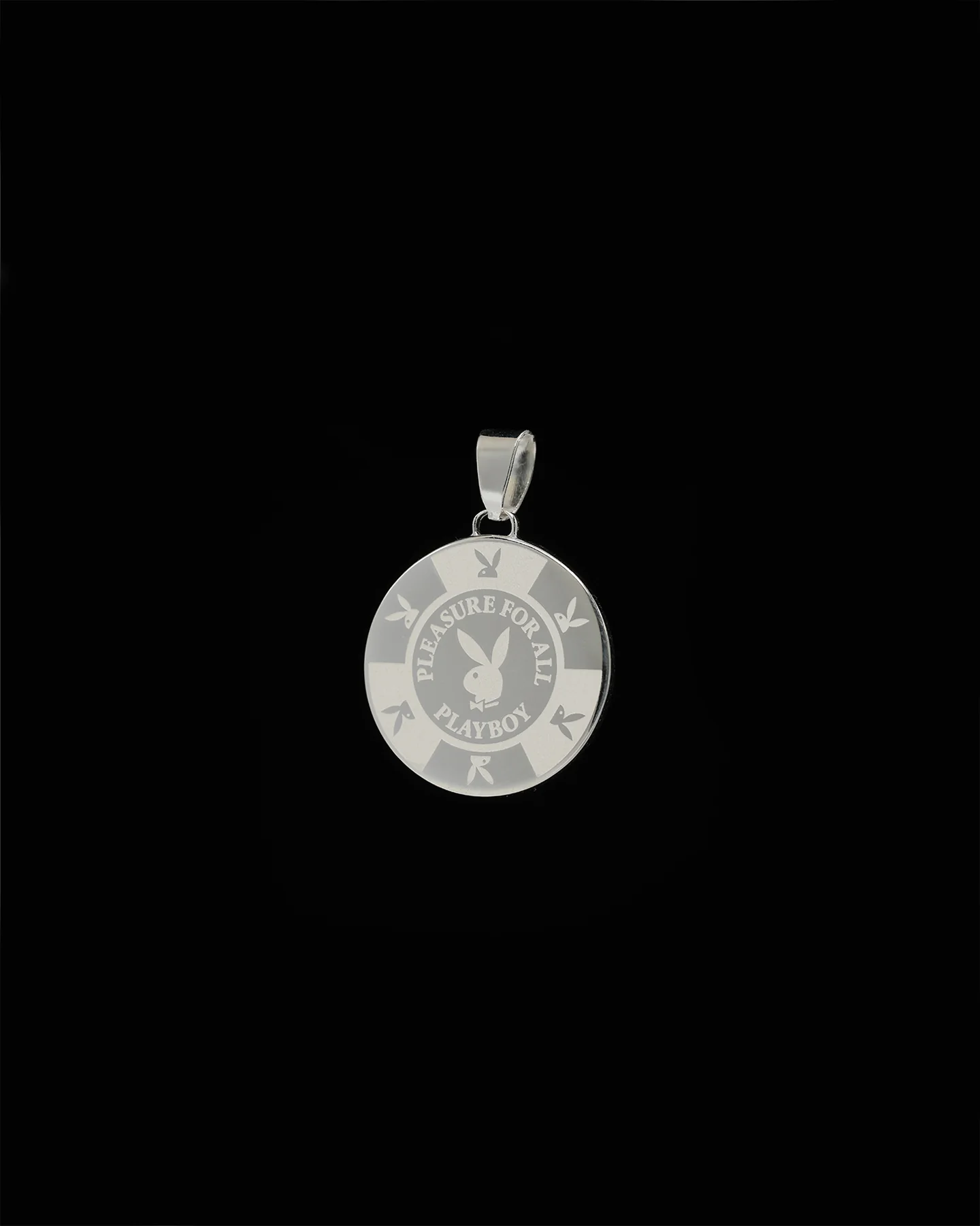 Playboy By House Of Auric Playboy Chip Pendant Sterling Silver - Image 4