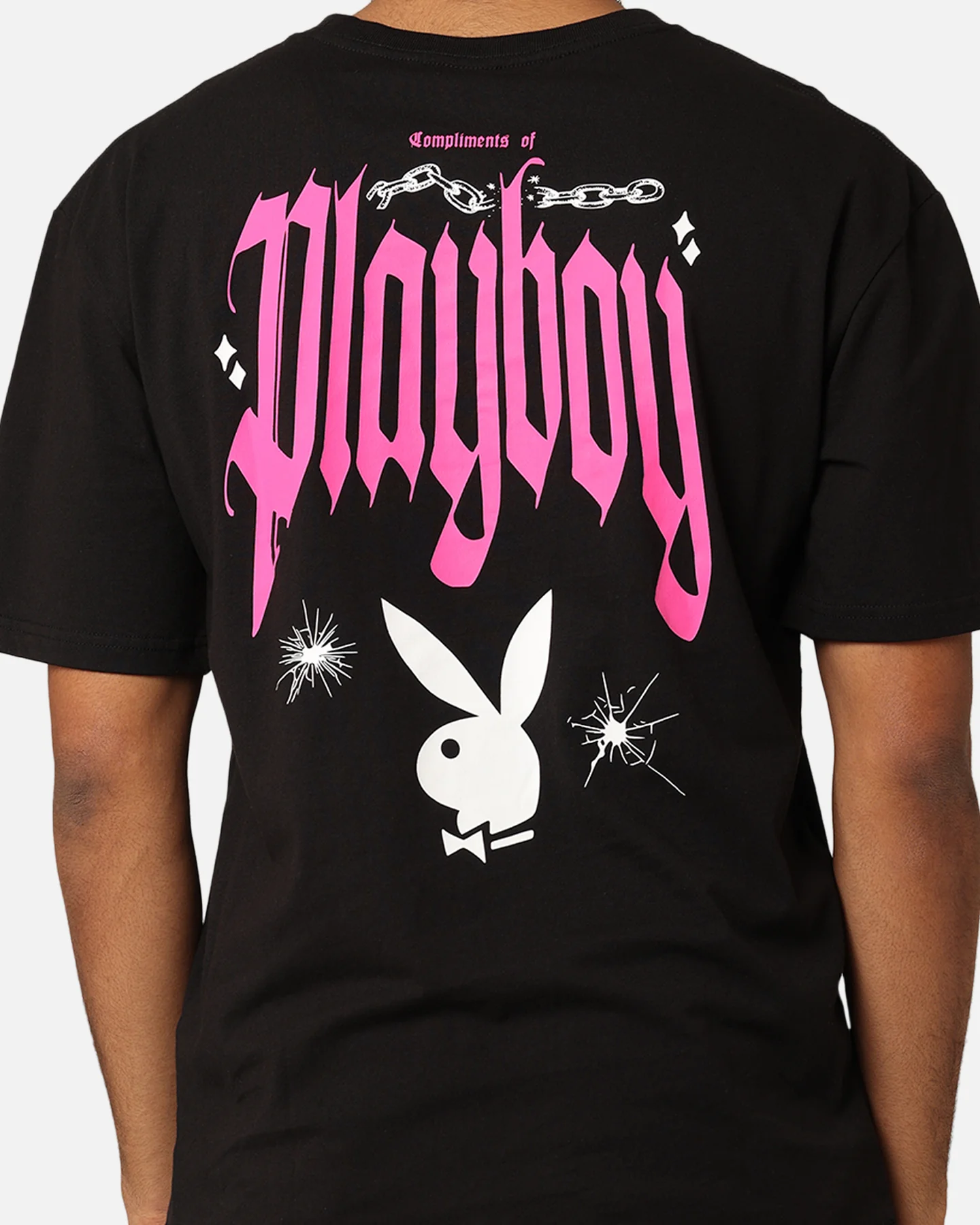 Playboy Card T-Shirt Black - Image 5