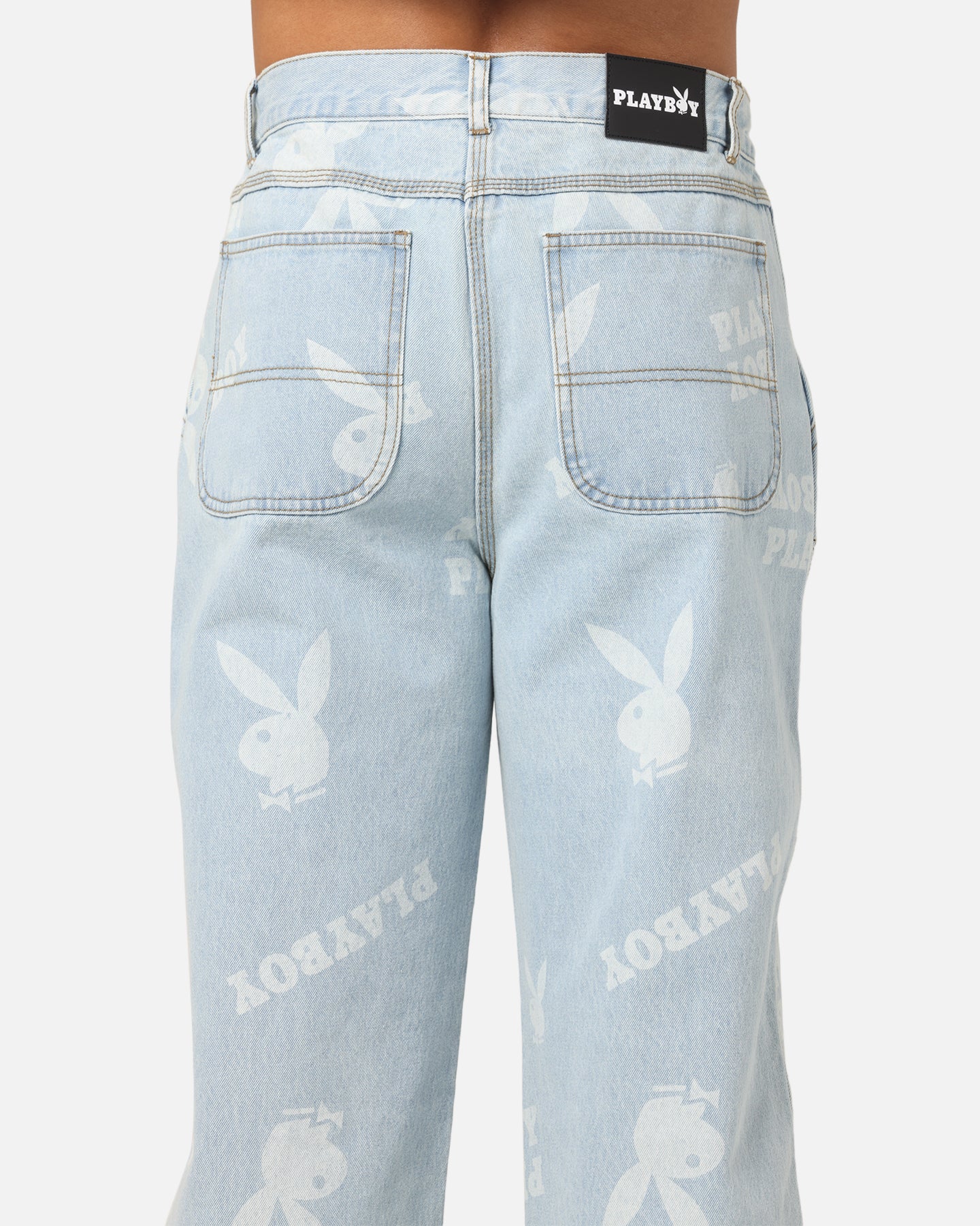 Playboy Mess Denim Jeans Light Indigo - Image 8