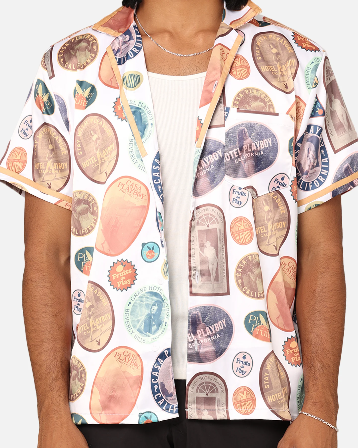 Playboy Playcation Shirt White - Image 3
