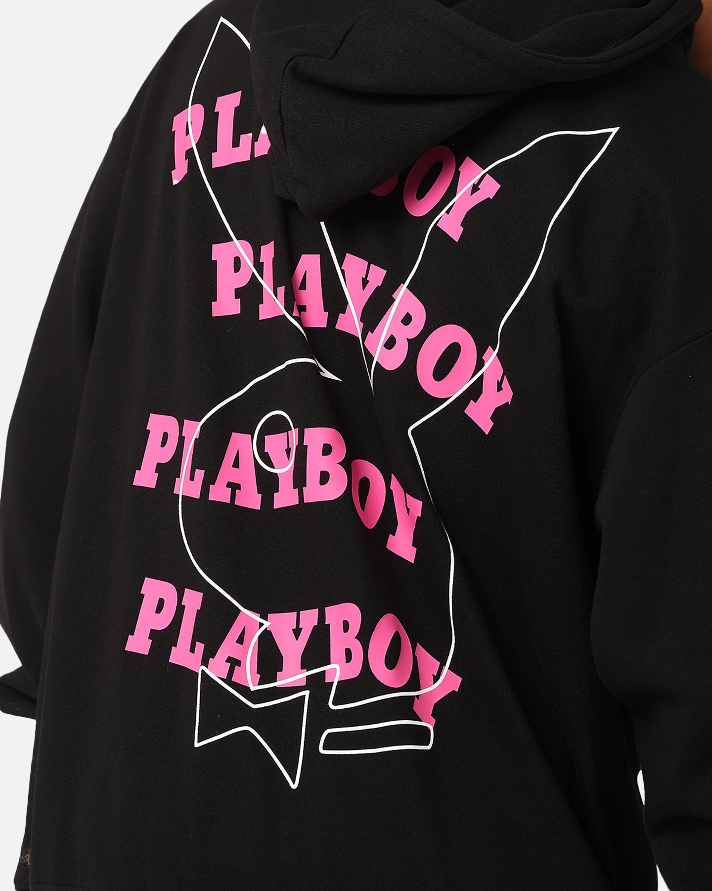 Playboy Wavy Stack Hoodie Black - Image 7