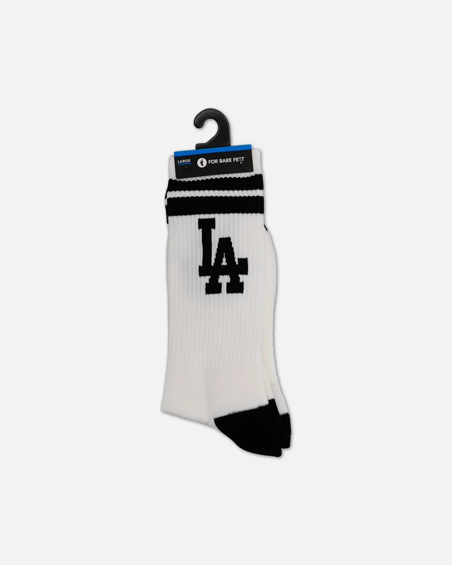 Pro Compression Los Angeles Dodgers Gym Stripe Crew Sock Black/White - Image 2