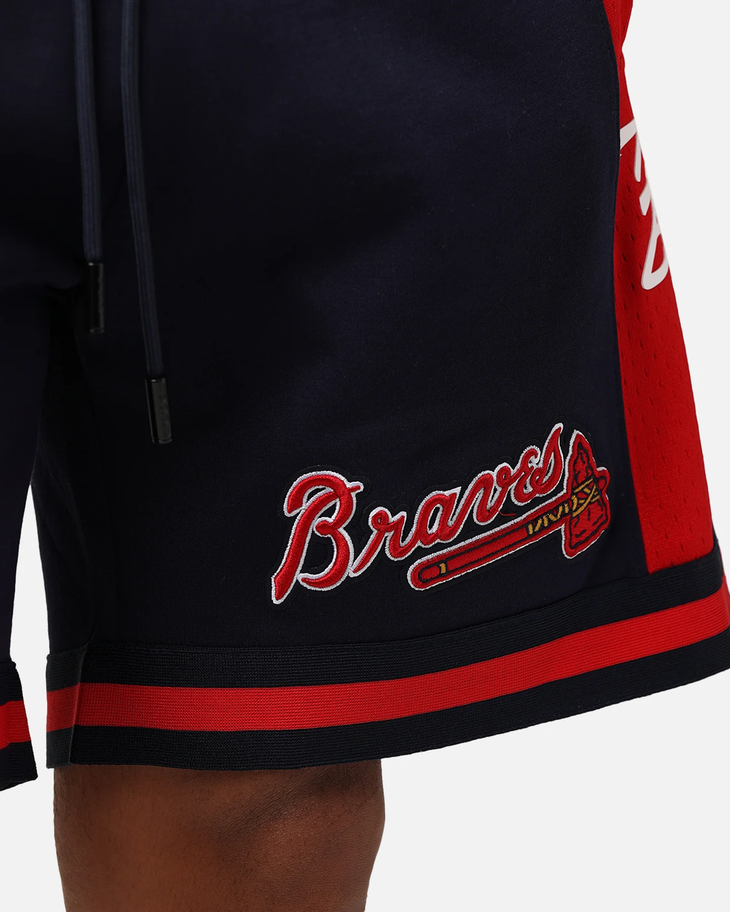 Pro Standard Atlanta Braves Fast Lane 2.0 Shorts Midnight/Red - Image 9