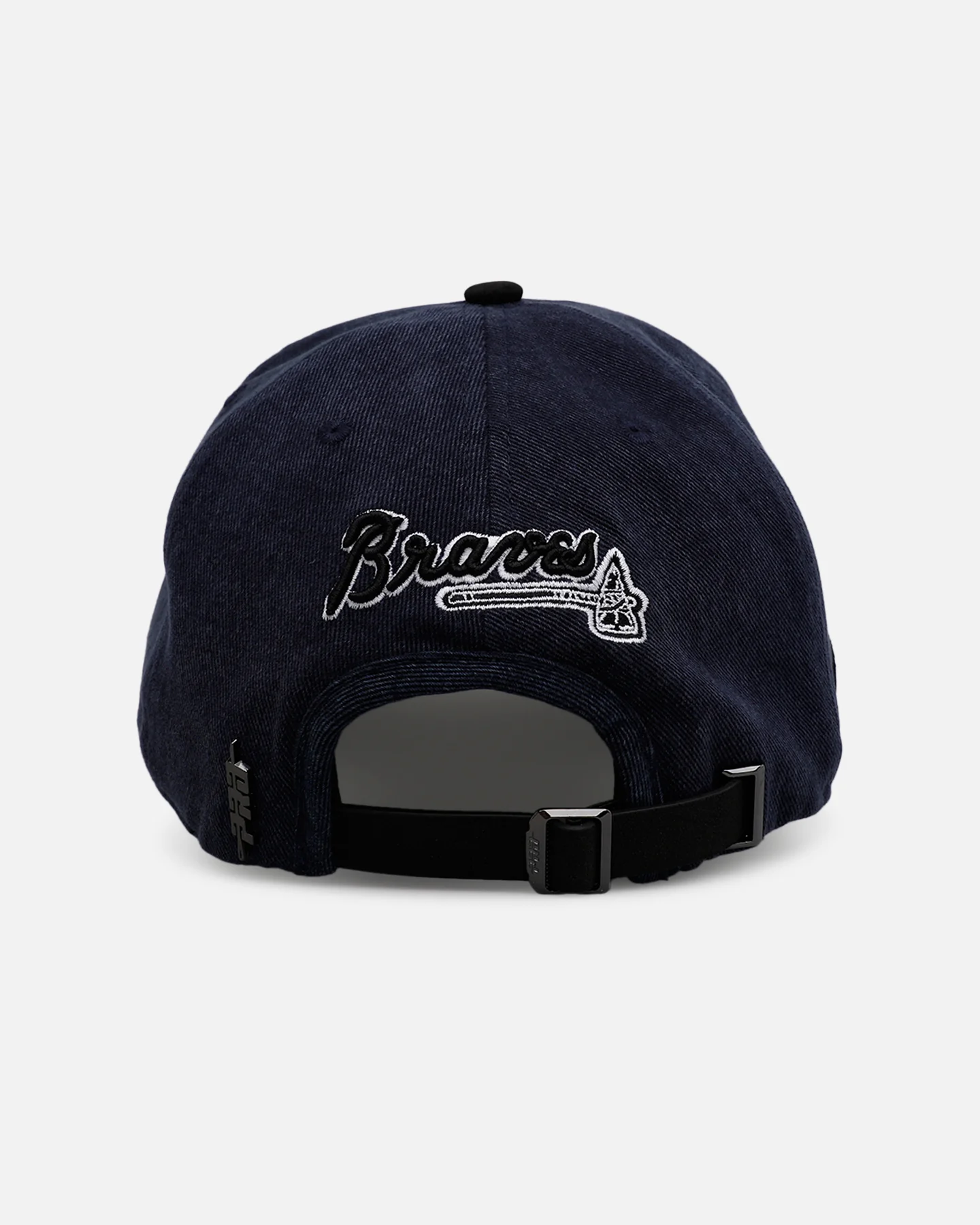 Pro Standard Atlanta Braves 'Polished Hardware' Pro Pinch Strapback Navy - Image 2