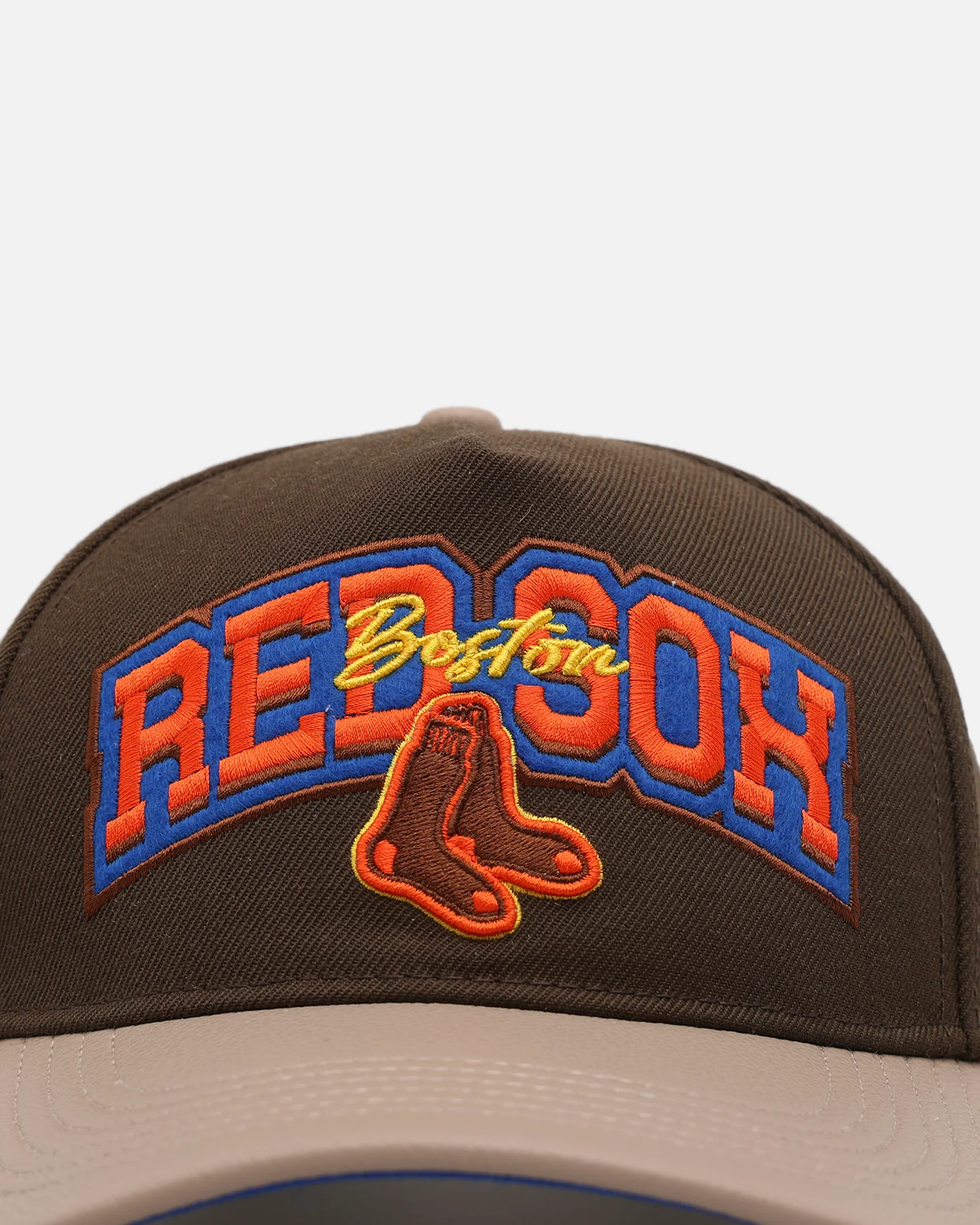 Pro Standard Boston Red Sox Stacked Strapback Brown - Image 6