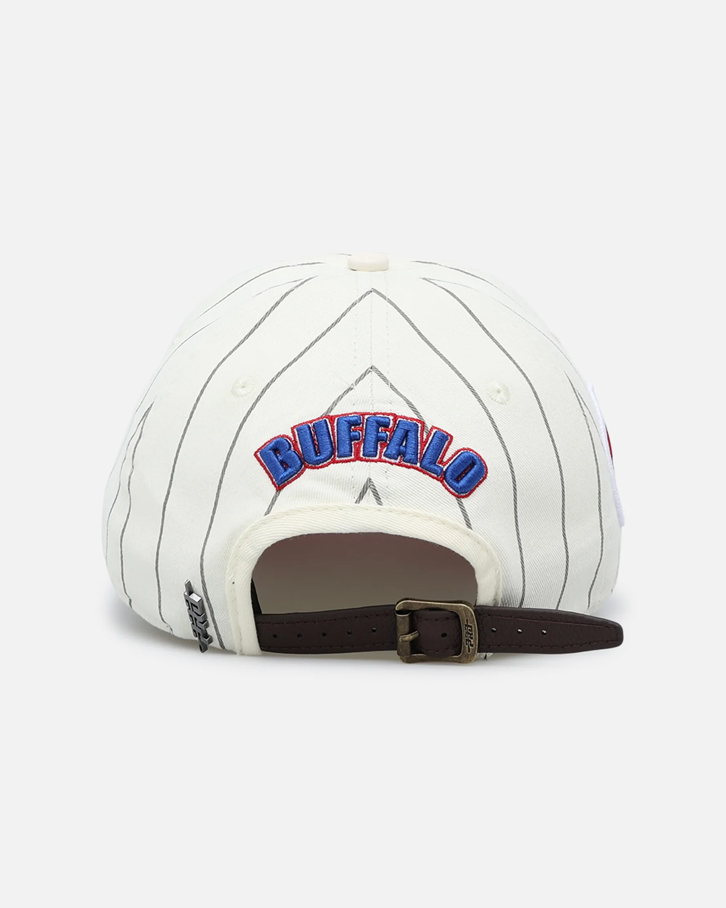 Pro Standard Buffalo Bills Pinstripe Dad Hat Strapback Eggshell/Yellow - Image 2