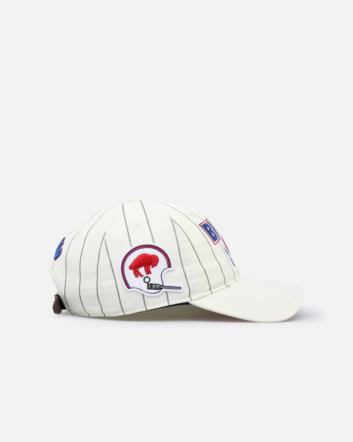 Pro Standard Buffalo Bills Pinstripe Dad Hat Strapback Eggshell/Yellow - Image 3