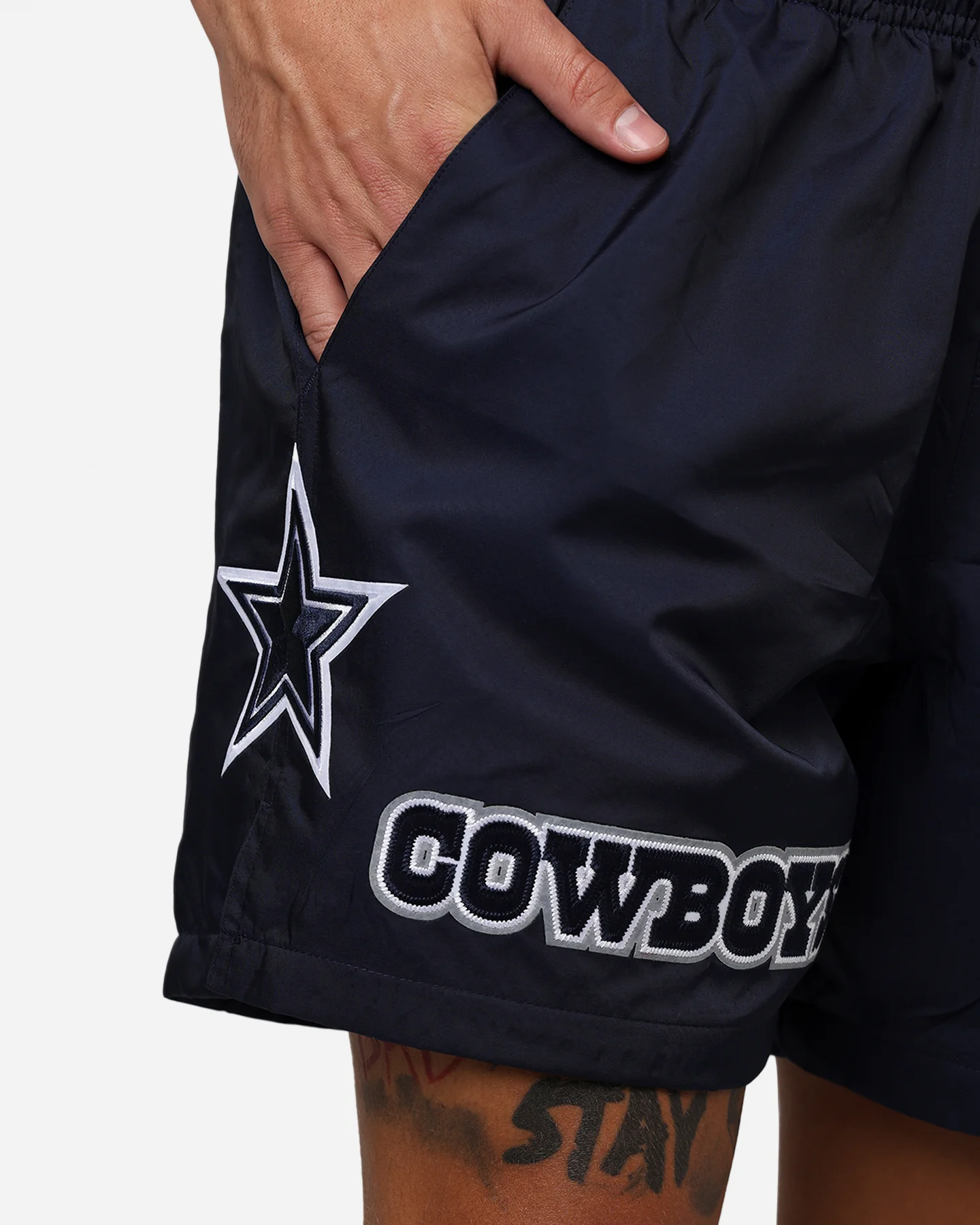 Pro Standard Dallas Cowboys Classic Woven Shorts Midnight Navy - Image 8
