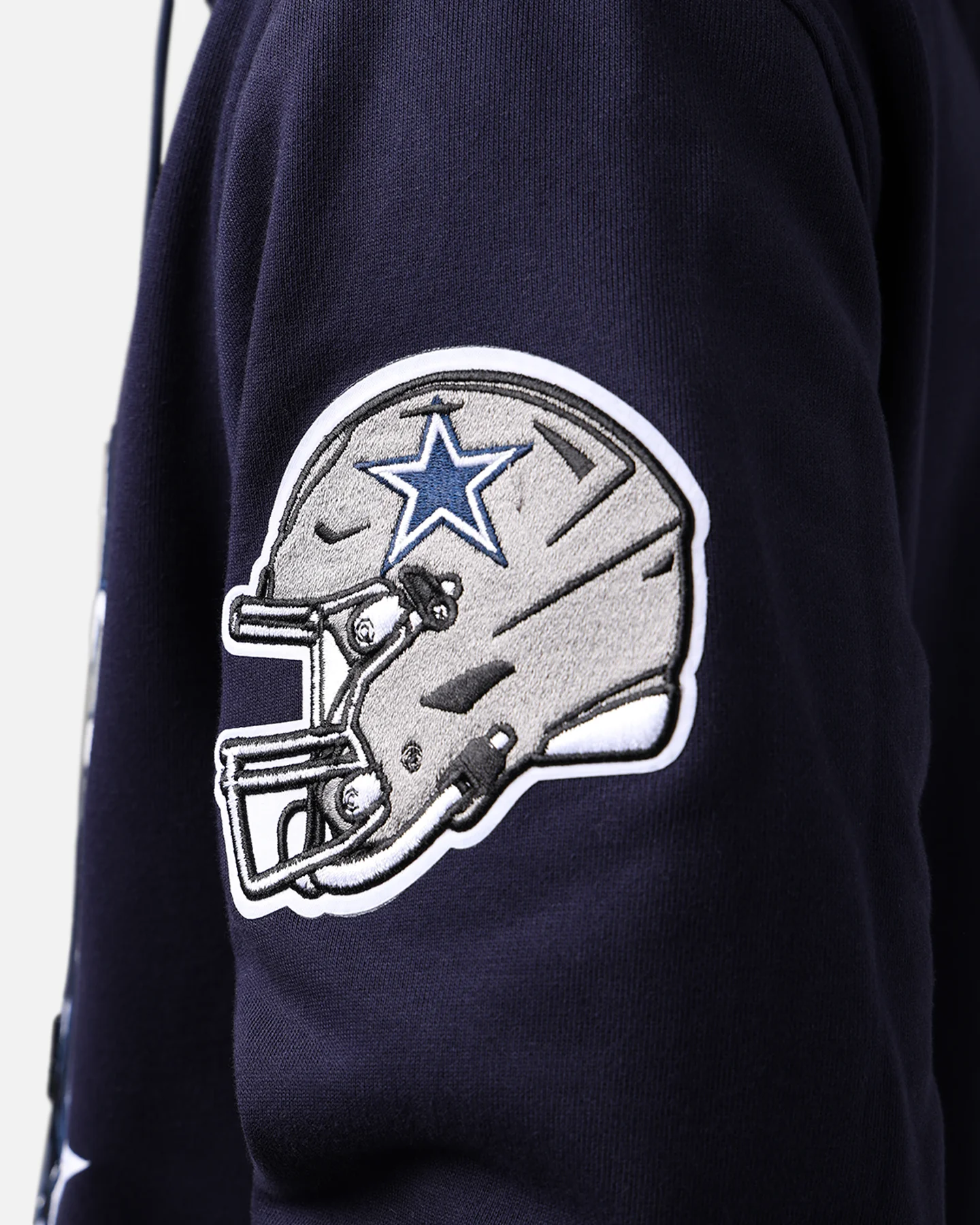 Pro Standard Dallas Cowboys Fleece Pullover Hoodie Midnight Navy - Image 8