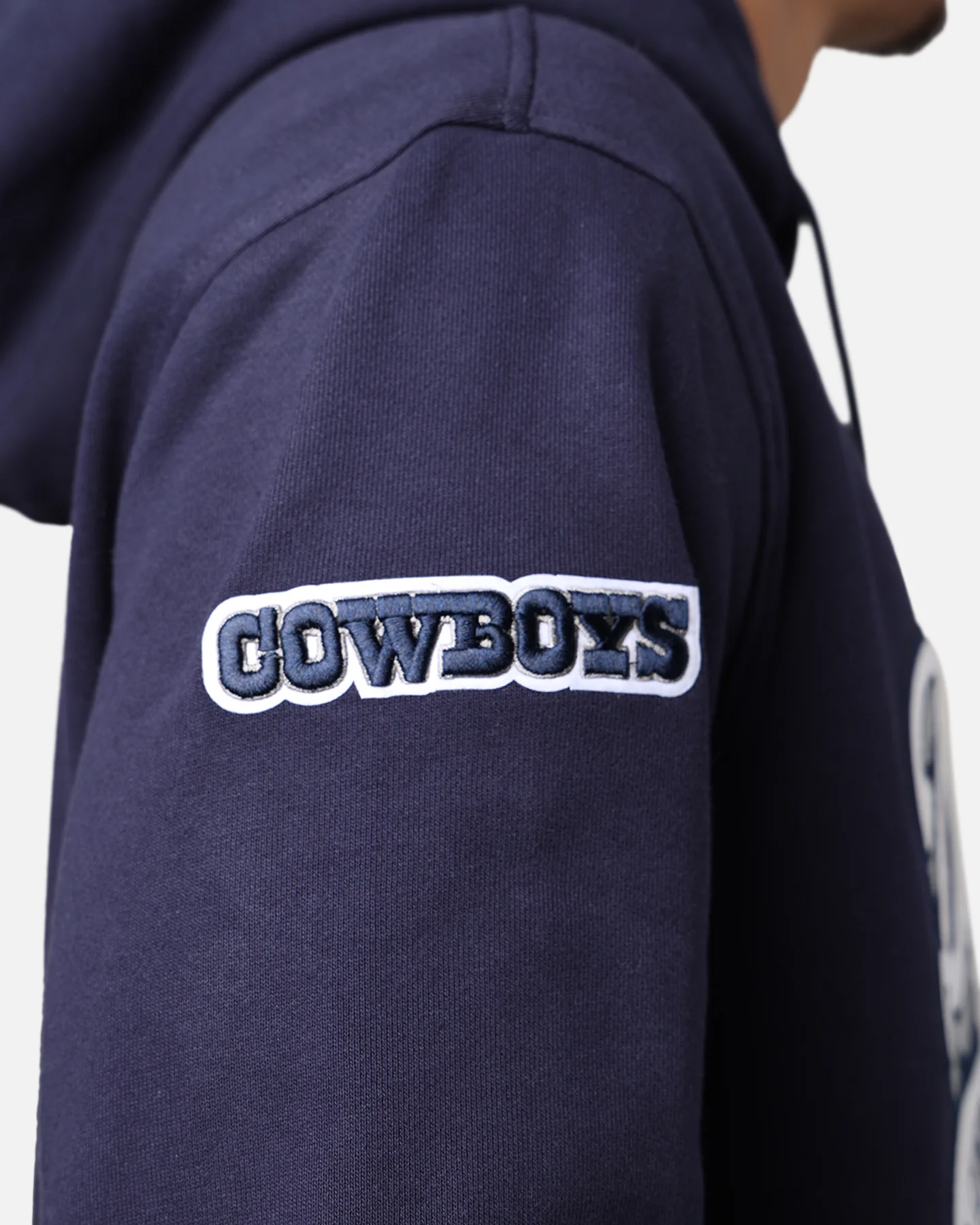 Pro Standard Dallas Cowboys Fleece Pullover Hoodie Midnight Navy - Image 9
