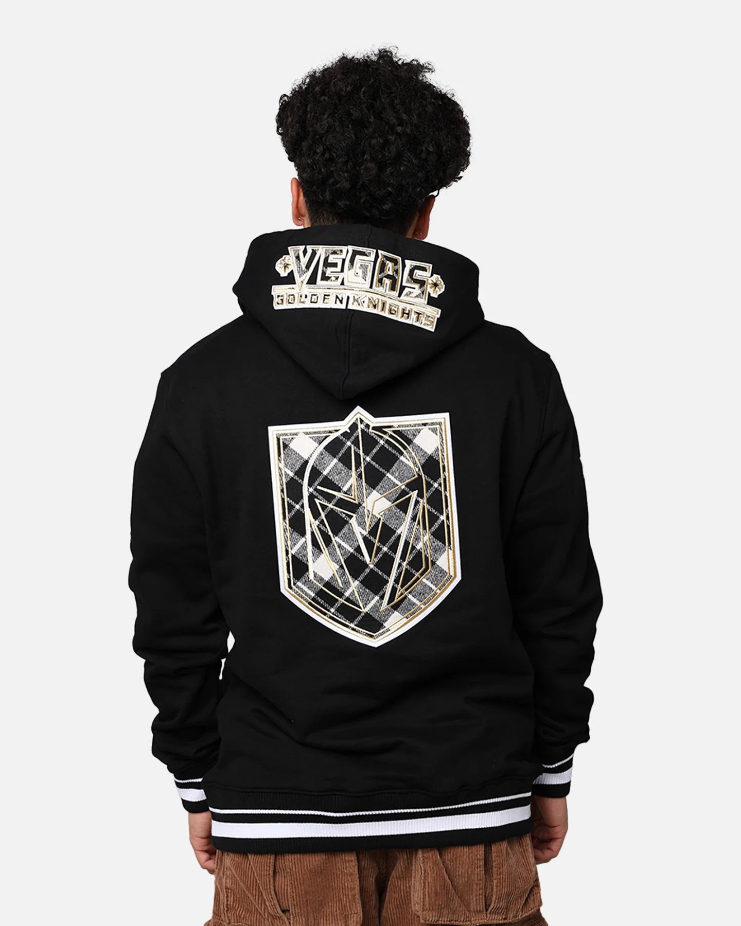 Pro Standard Vegas Golden Knights Pro Prep Hoodie White/Black - Image 5