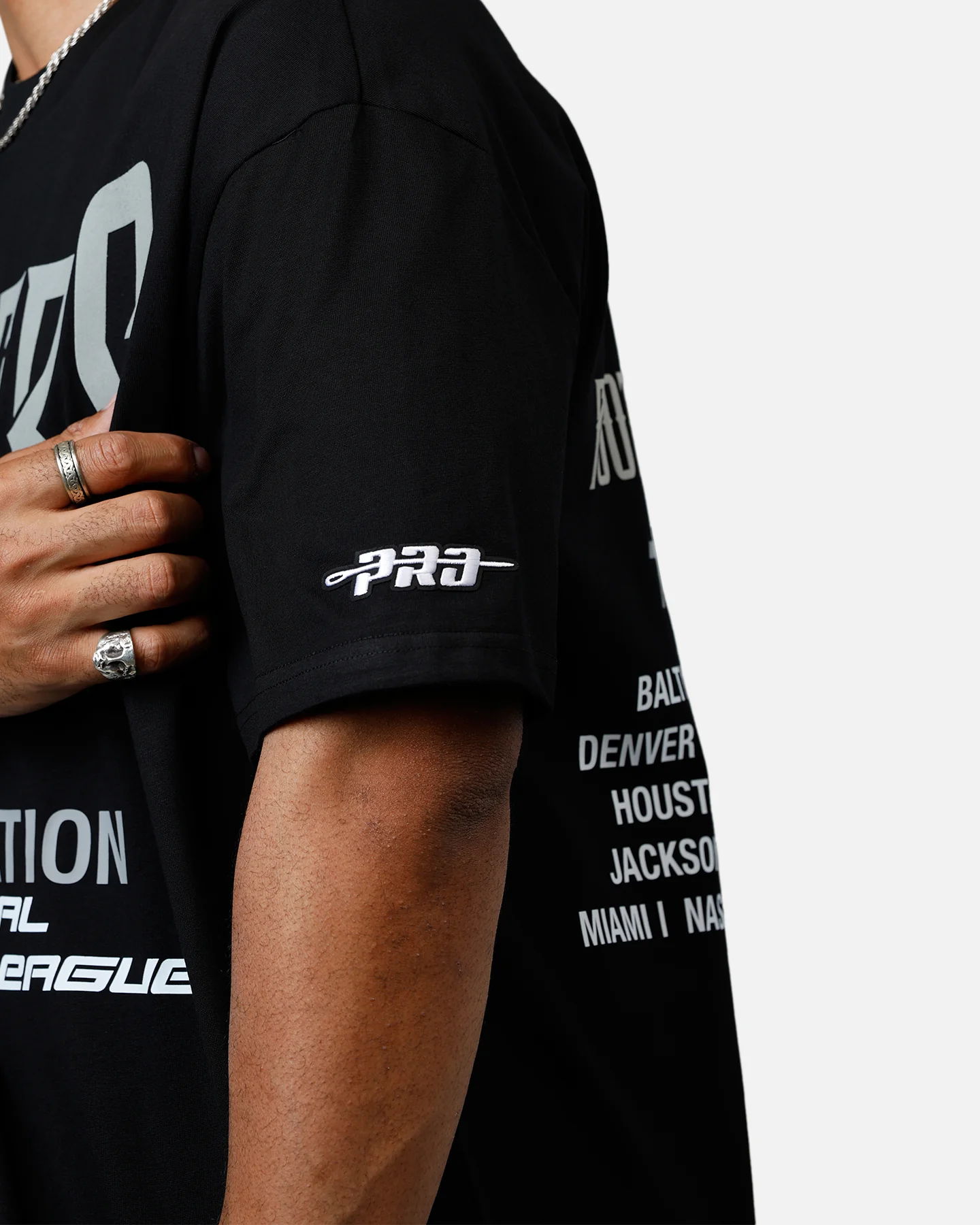 Pro Standard Las Vegas Raiders City Tour 2.0 T-Shirt Black - Image 8
