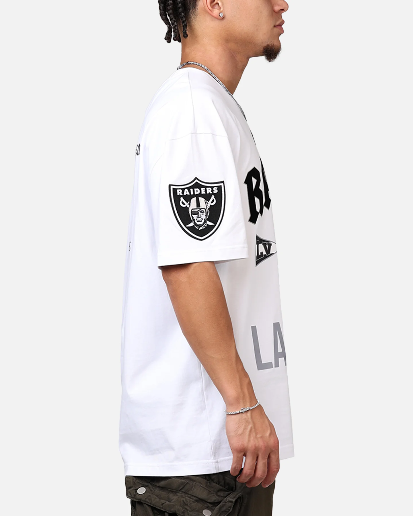 Pro Standard Las Vegas Raiders City Tour CJ Drop T-Shirt White - Image 4