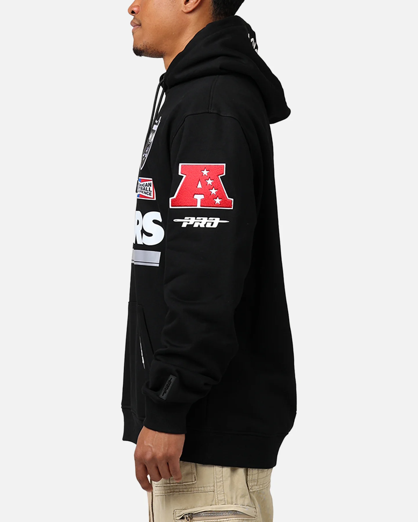 Pro Standard Las Vegas Raiders Fast Lane Hoodie Black - Image 5