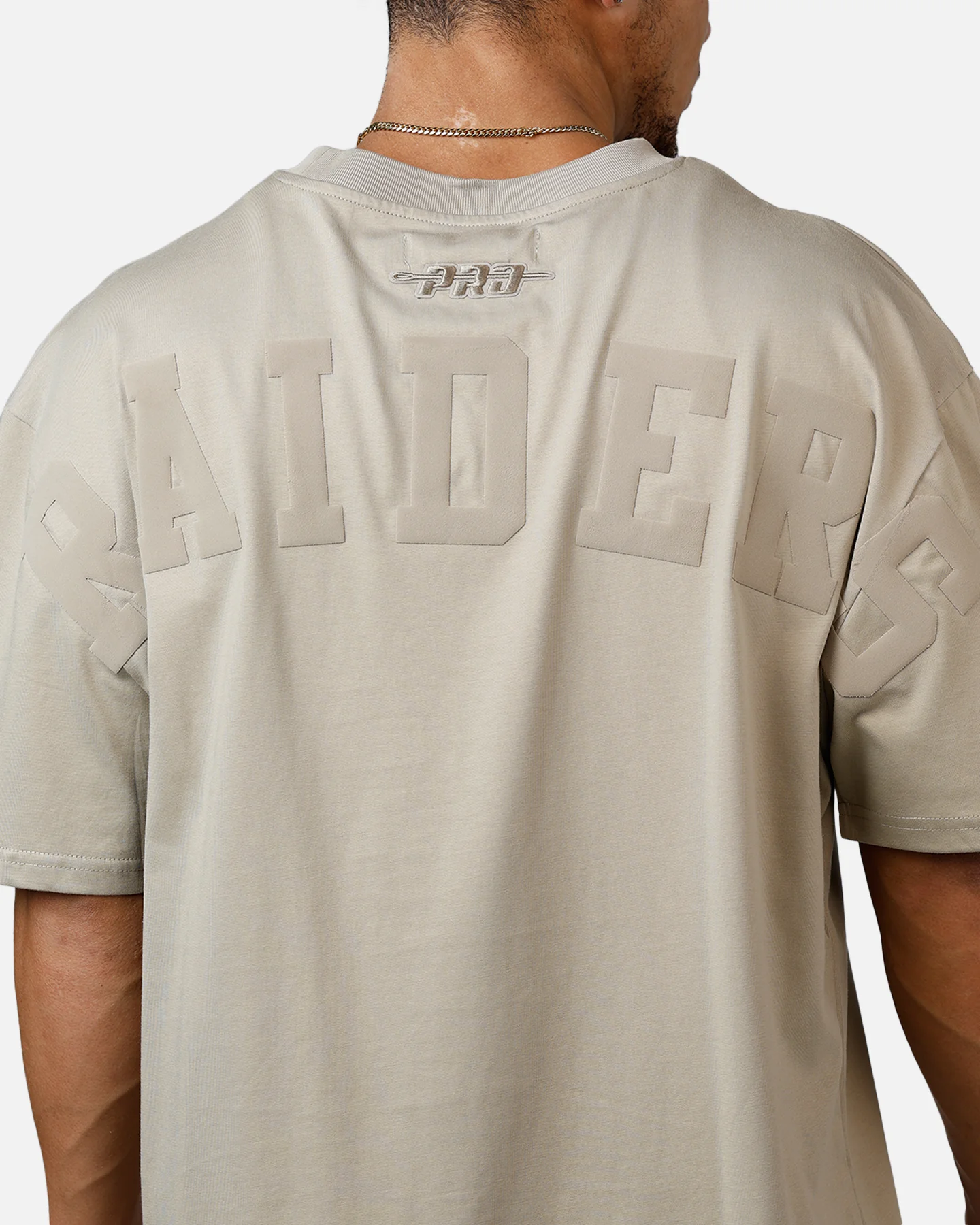 Pro Standard Las Vegas Raiders Wingspan T-Shirt Taupe - Image 8