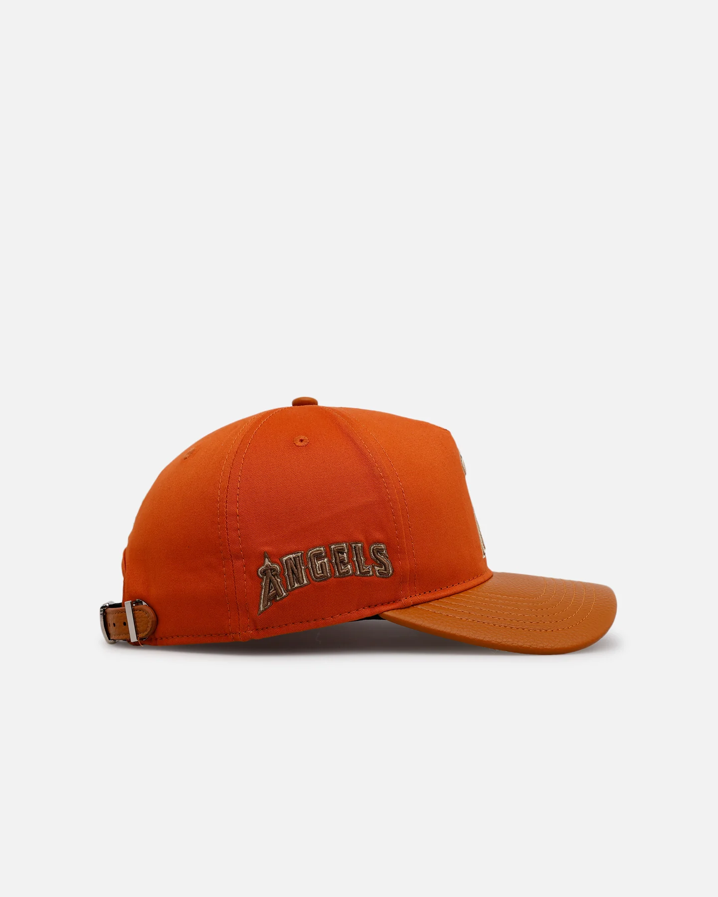 Pro Standard Los Angeles Angels 'Gramercy' Pinch Front Strapback Orange - Image 4