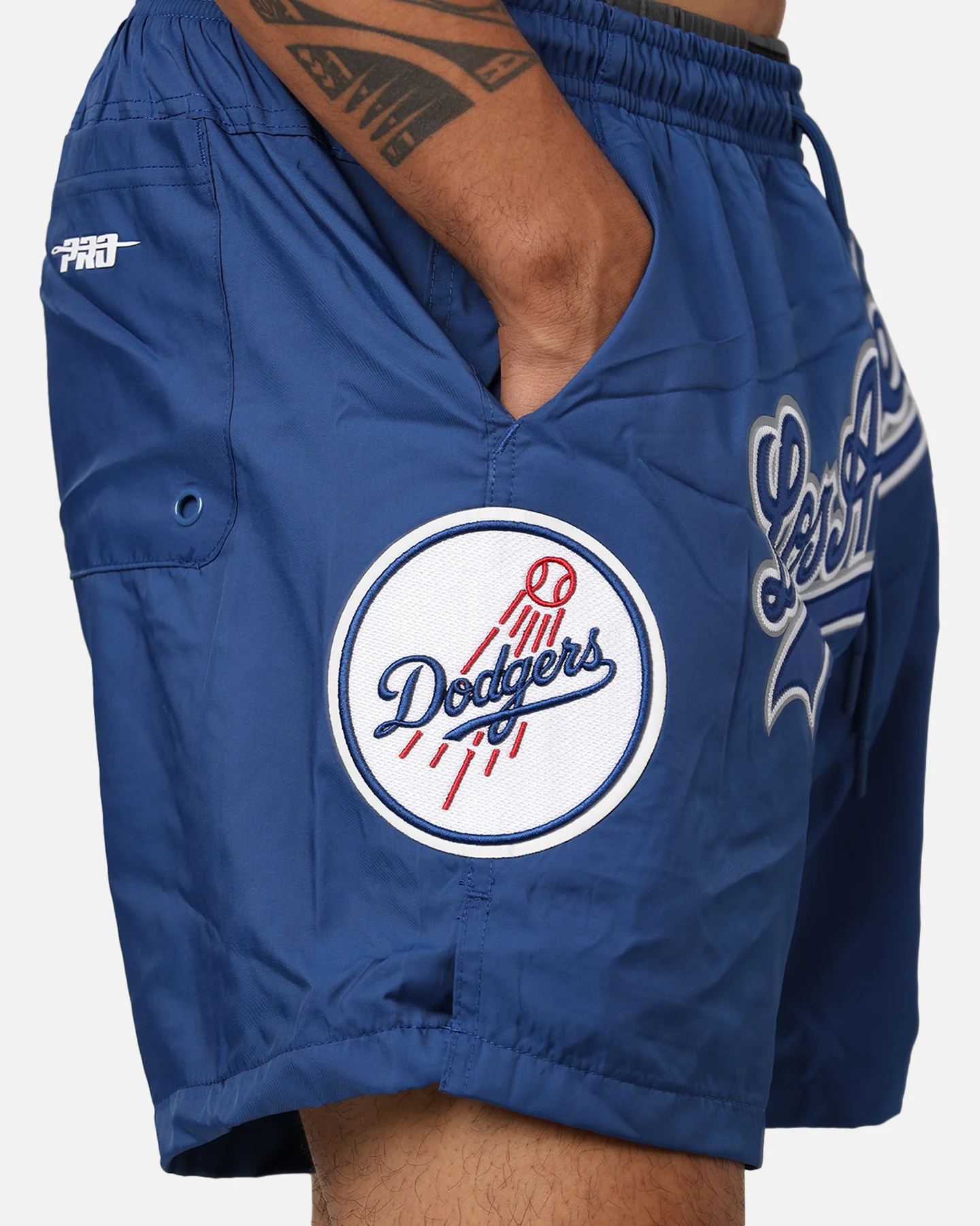 Pro Standard Los Angeles Dodgers Classic Woven Shorts Dark Blue - Image 8