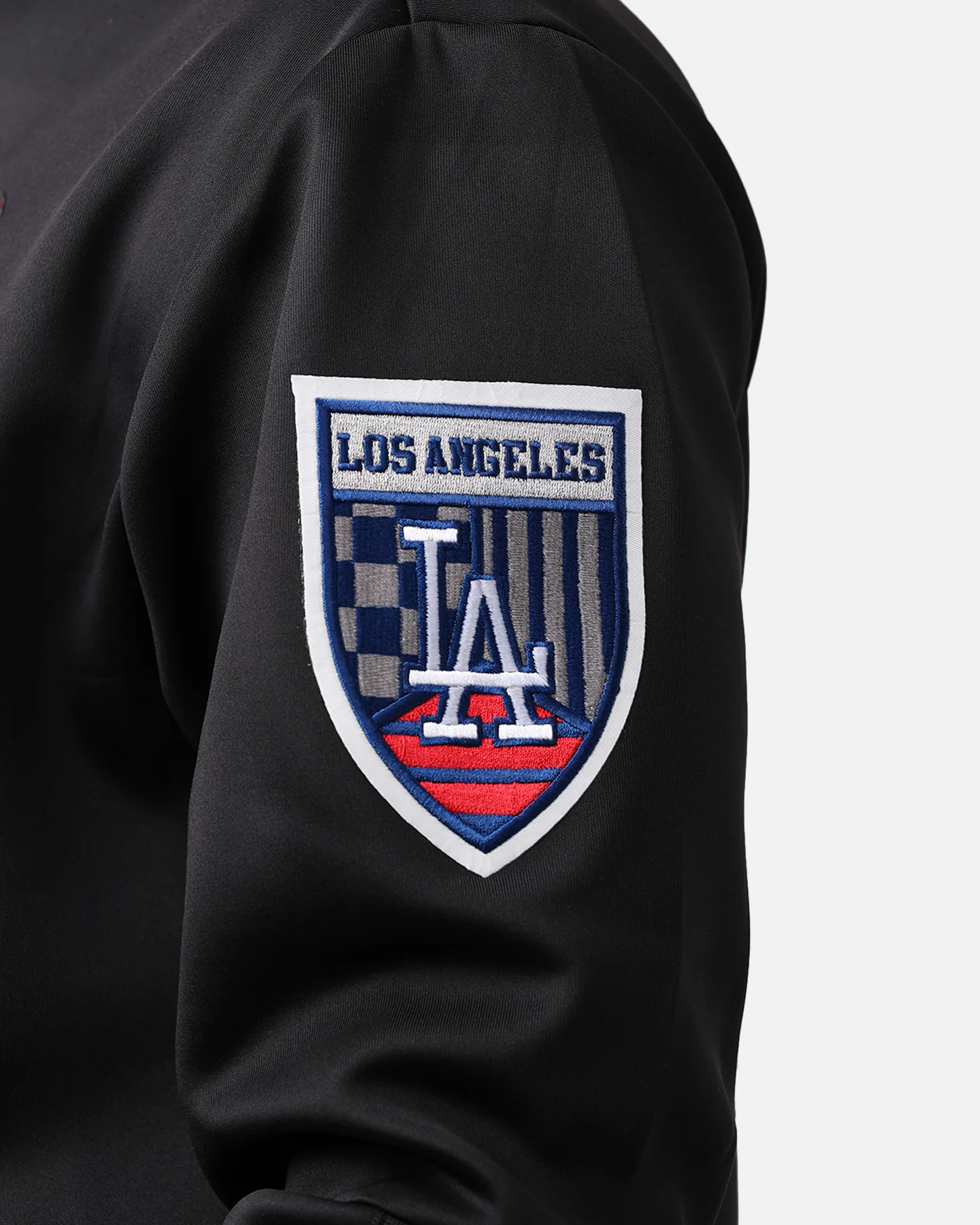 Pro Standard Los Angeles Dodgers Fast Lane Track Jacket Black - Image 7