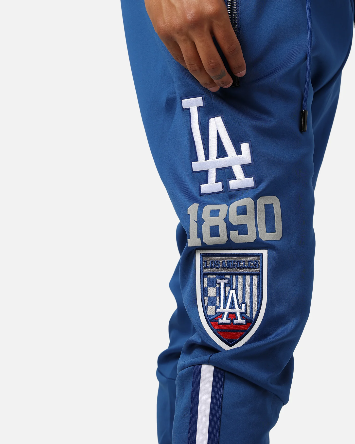 Pro Standard Los Angeles Dodgers Fast Lane Track Pants Dodger Blue - Image 8