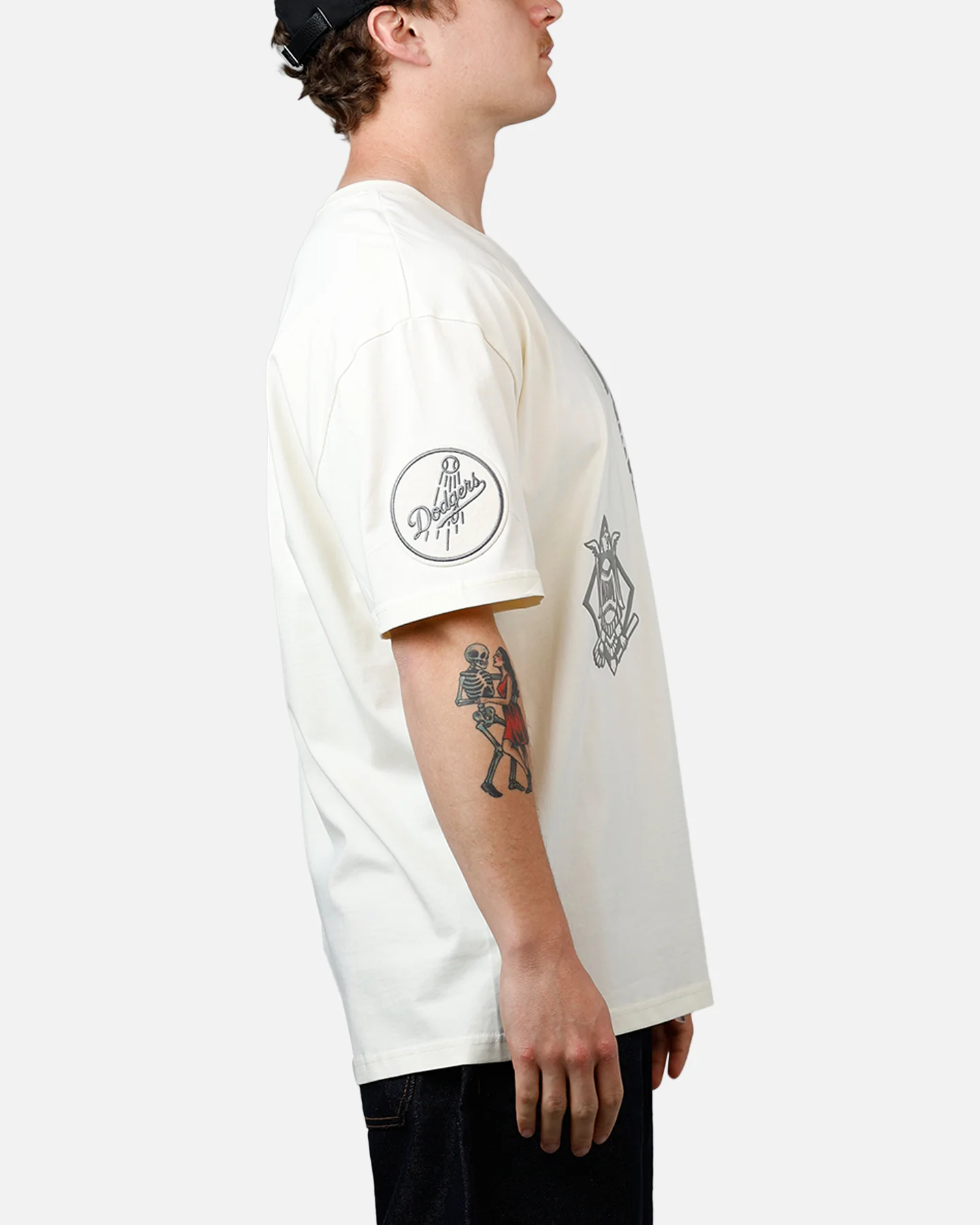 Pro Standard Los Angeles Dodgers Street Team T-Shirt Eggshell - Image 4