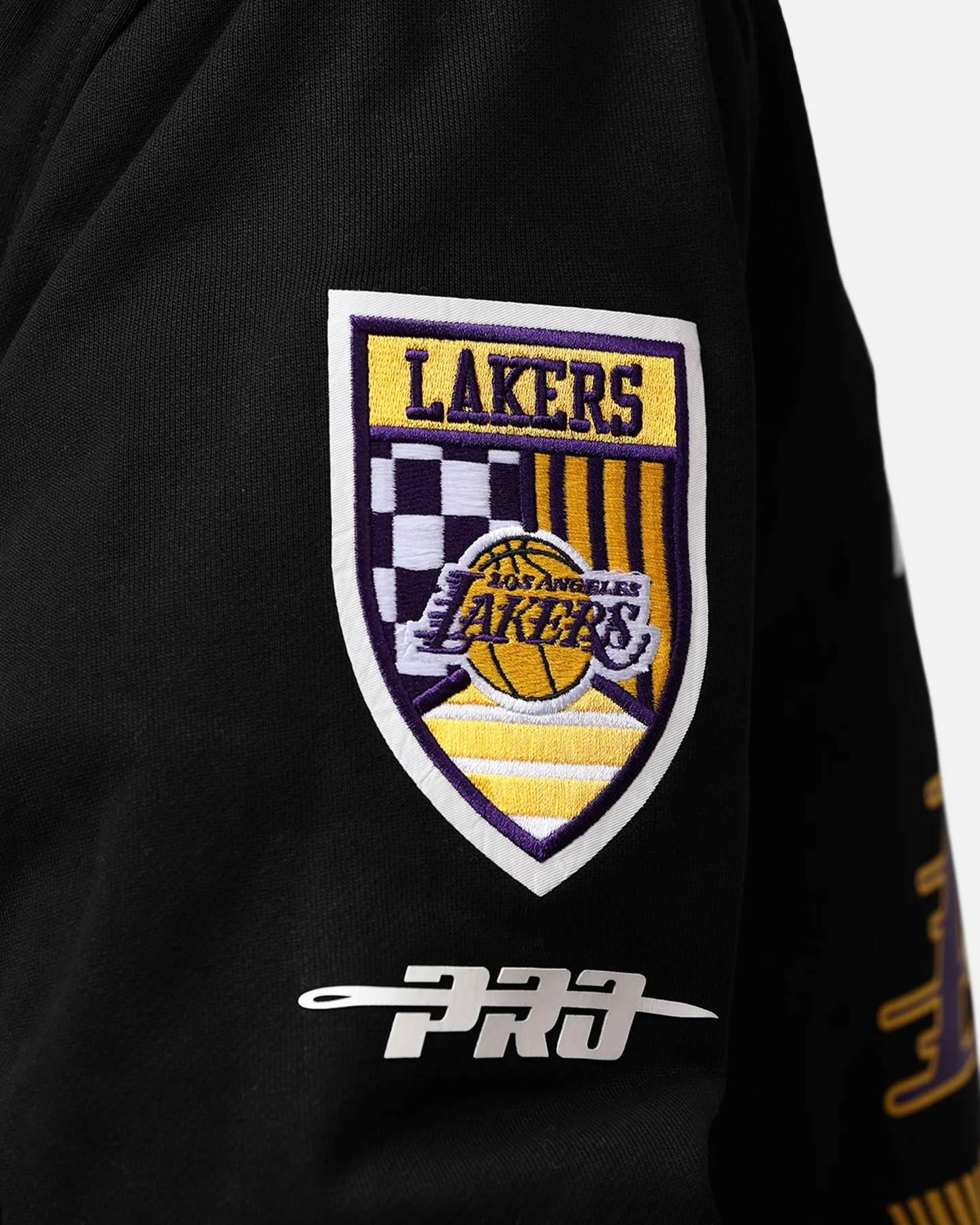 Pro Standard Los Angeles Lakers Fast Lane Hoodie Black - Image 9