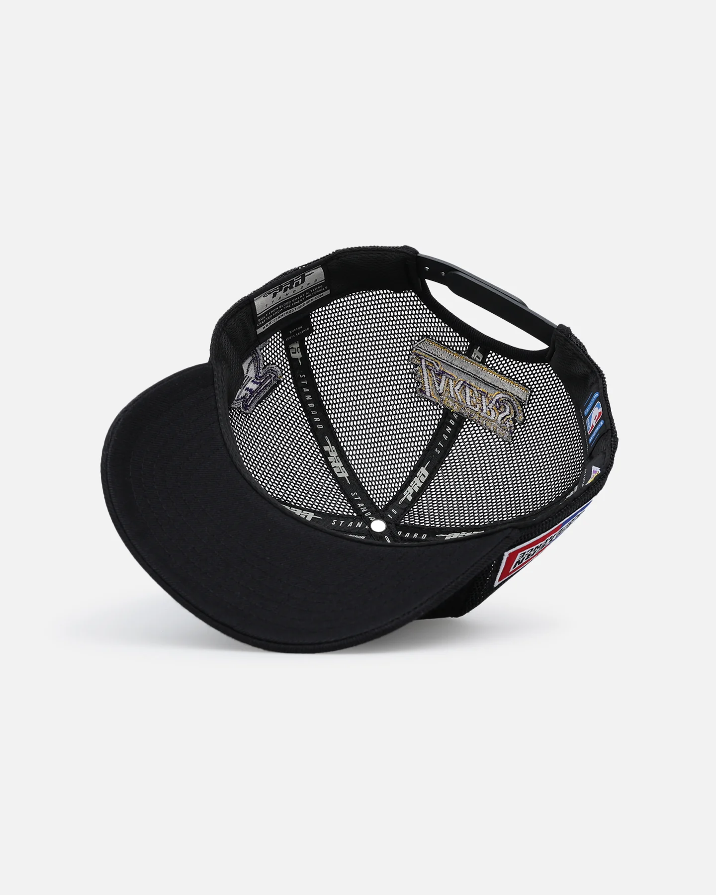 Pro Standard Los Angeles Lakers Fast Lane Trucker Snapback Black - Image 6