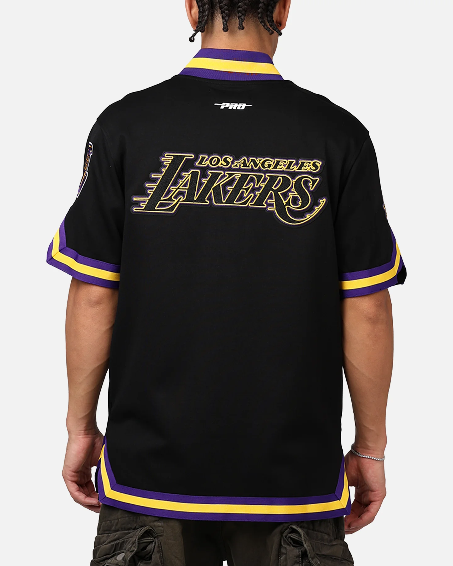 Pro Standard Los Angeles Lakers Warm Up Shirt Black - Image 2