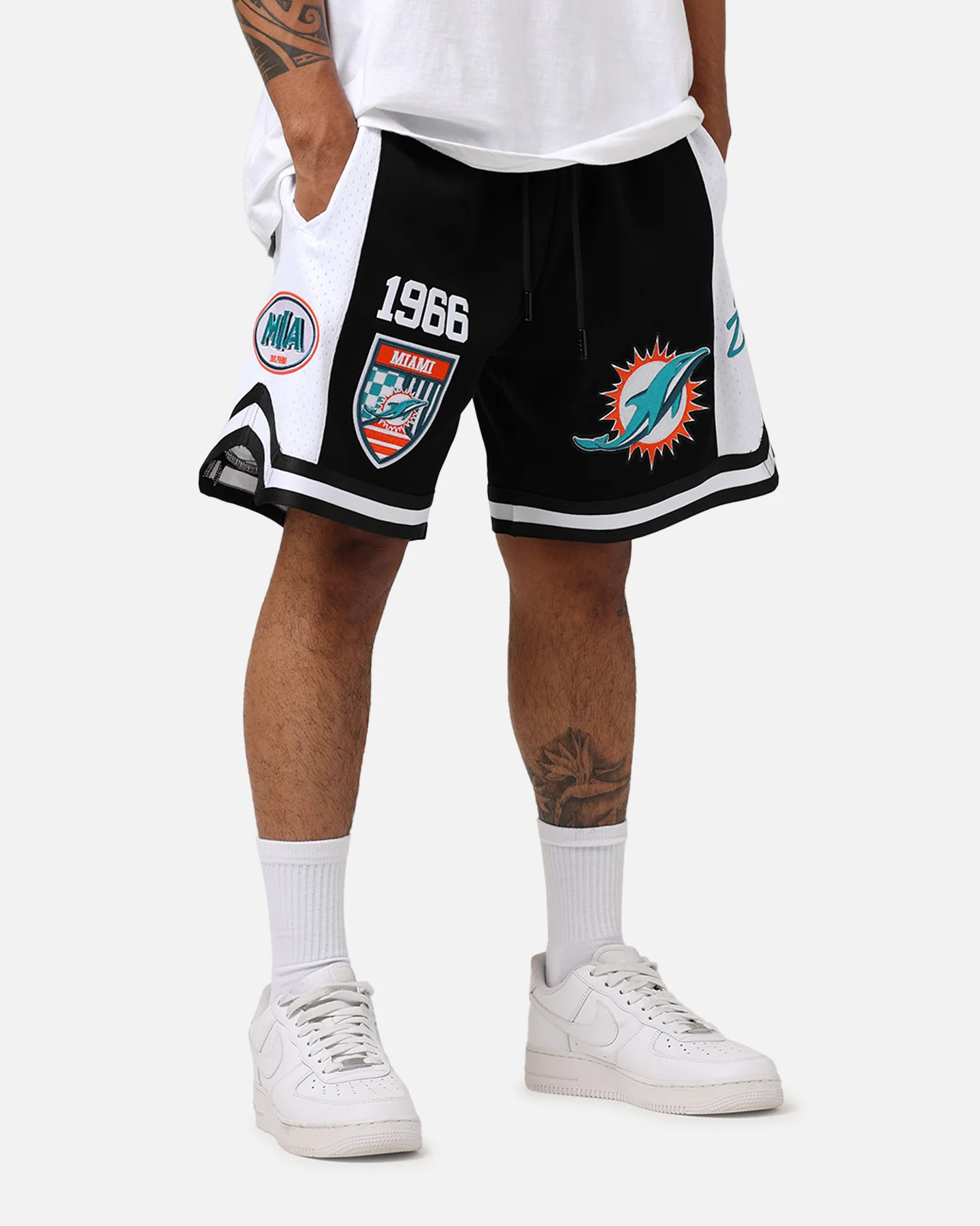 Pro Standard Miami Dolphins Fast Lane Dark 2.0 Shorts Black - Image 5