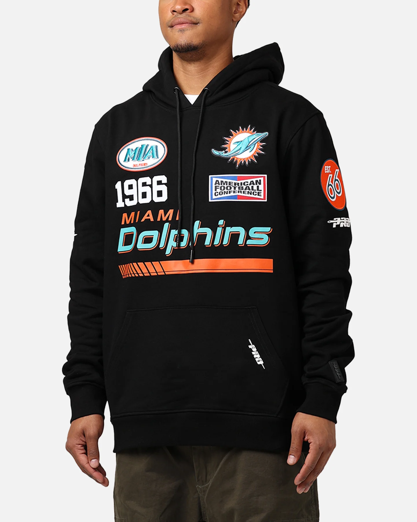 Pro Standard Miami Dolphins Fast Lane Hoodie Black - Image 7