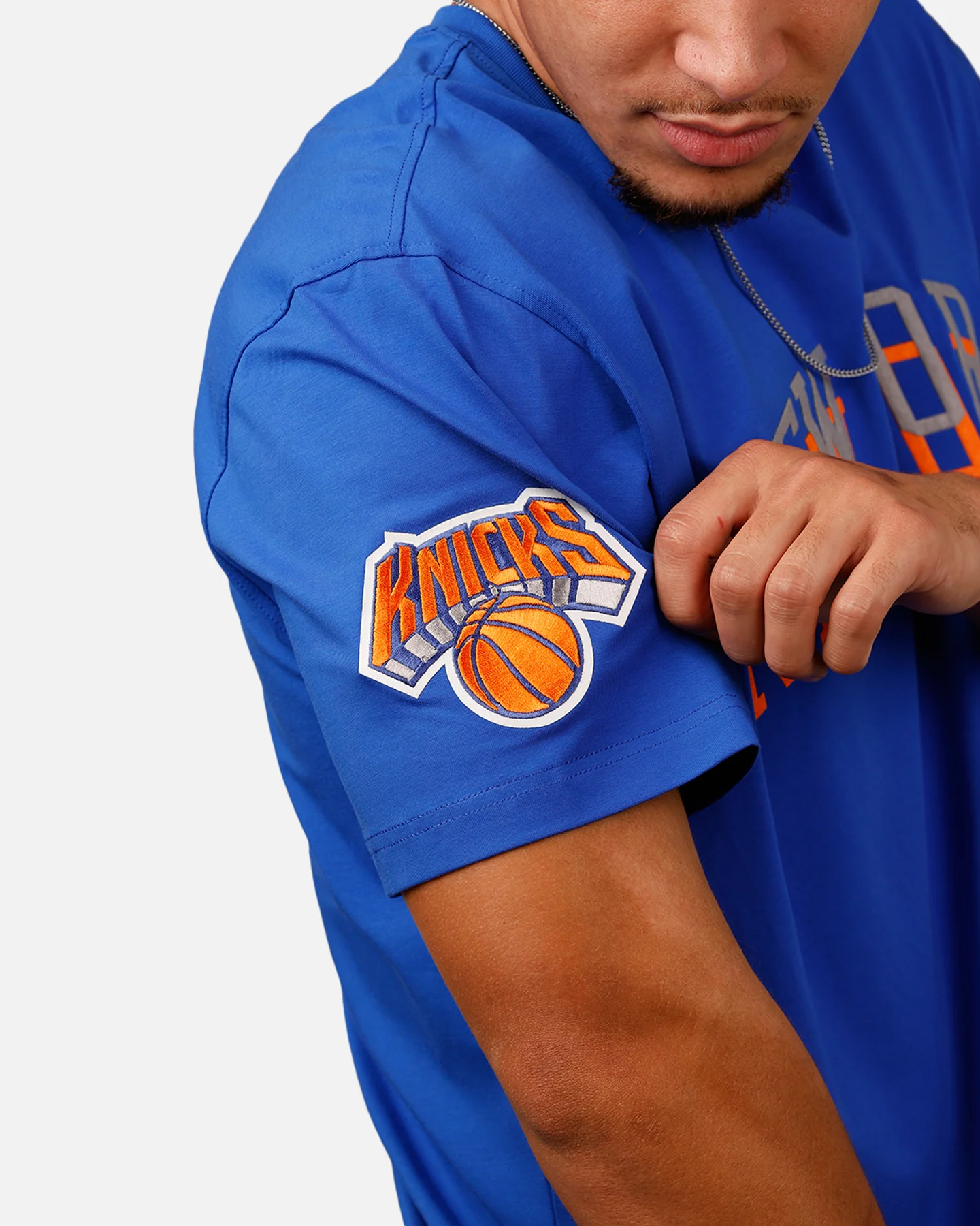 Pro Standard New York Knicks City 24-25 Season T-Shirt Blue - Image 7