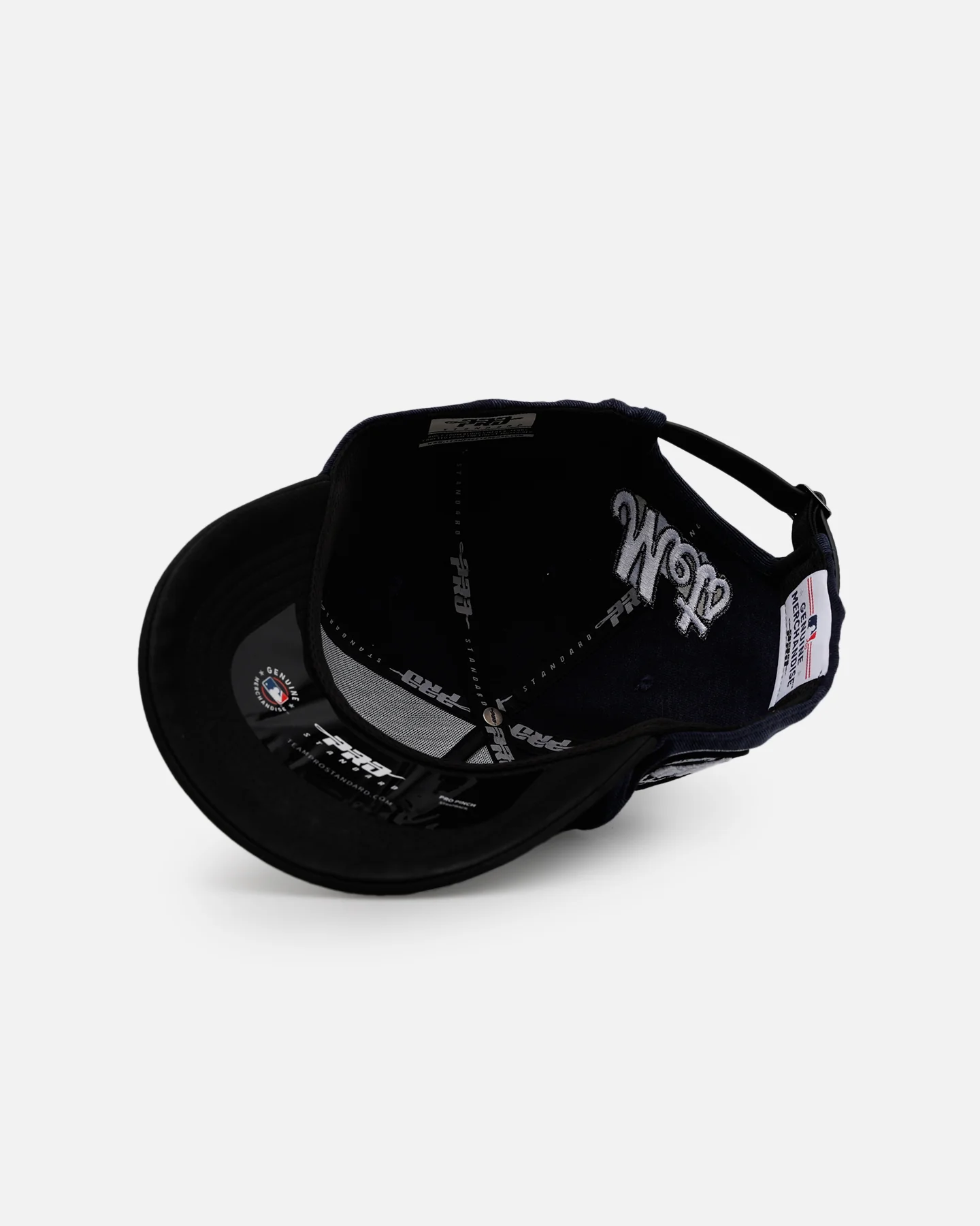 Pro Standard New York Mets 'Polished Hardware' Pro Pinch Strapback Navy - Image 6