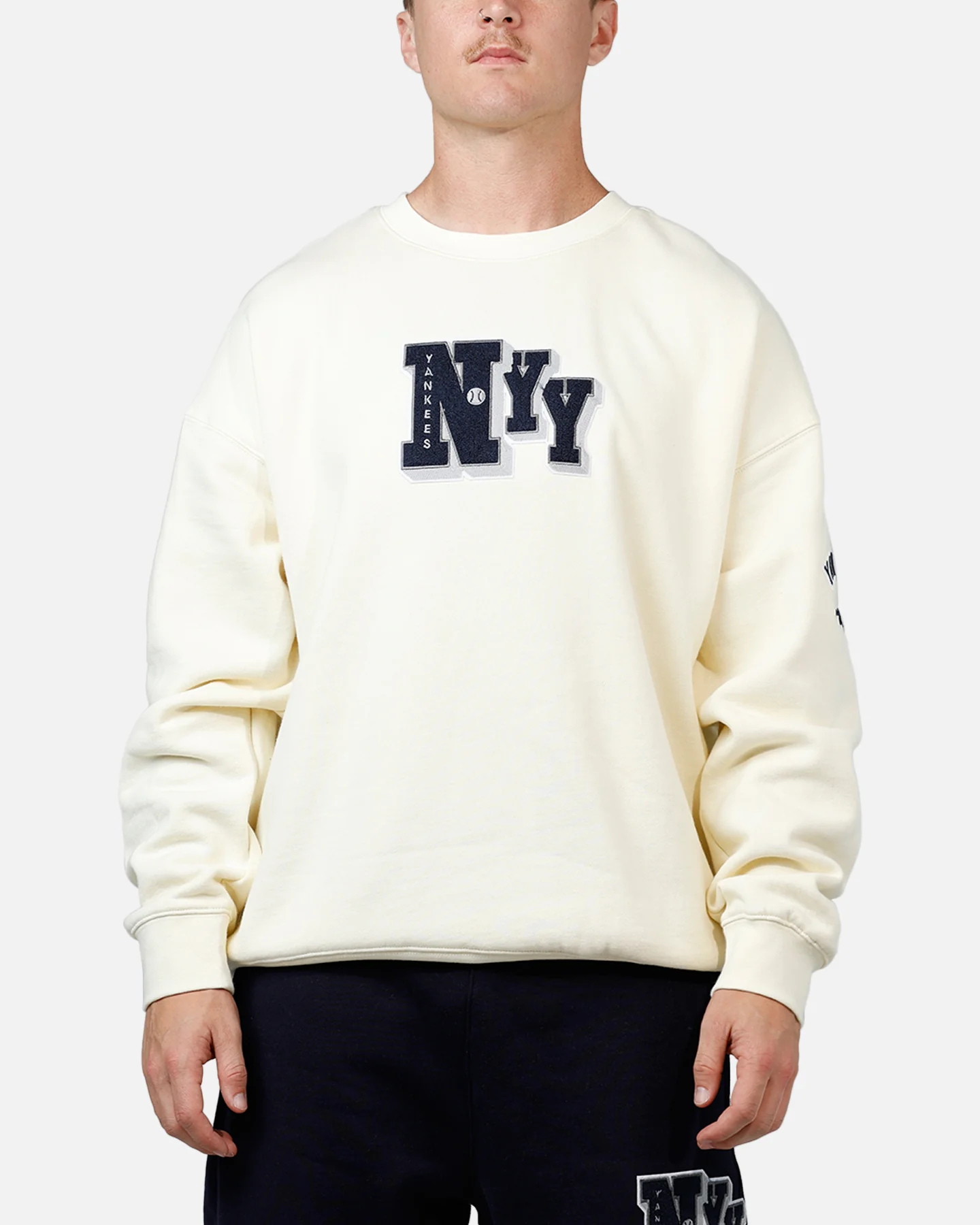 Pro Standard New York Yankees Best Of Crewneck Eggshell - Image 2