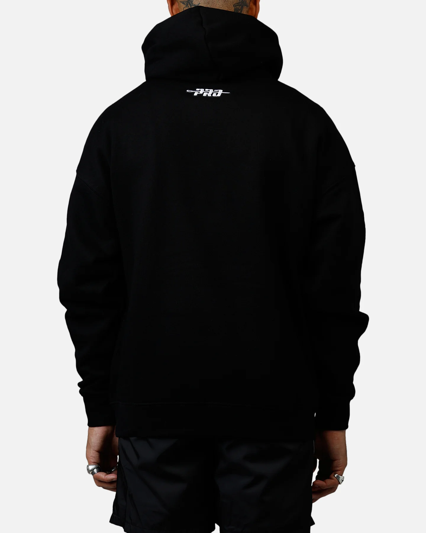 Pro Standard New York Yankees Chenille Hoodie Black - Image 2