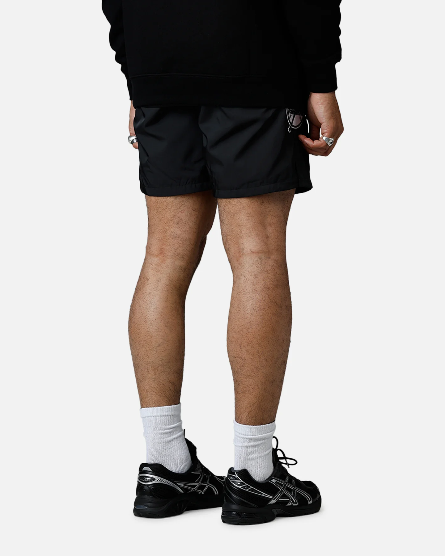 Pro Standard New York Yankees Chenille Shorts Black - Image 3