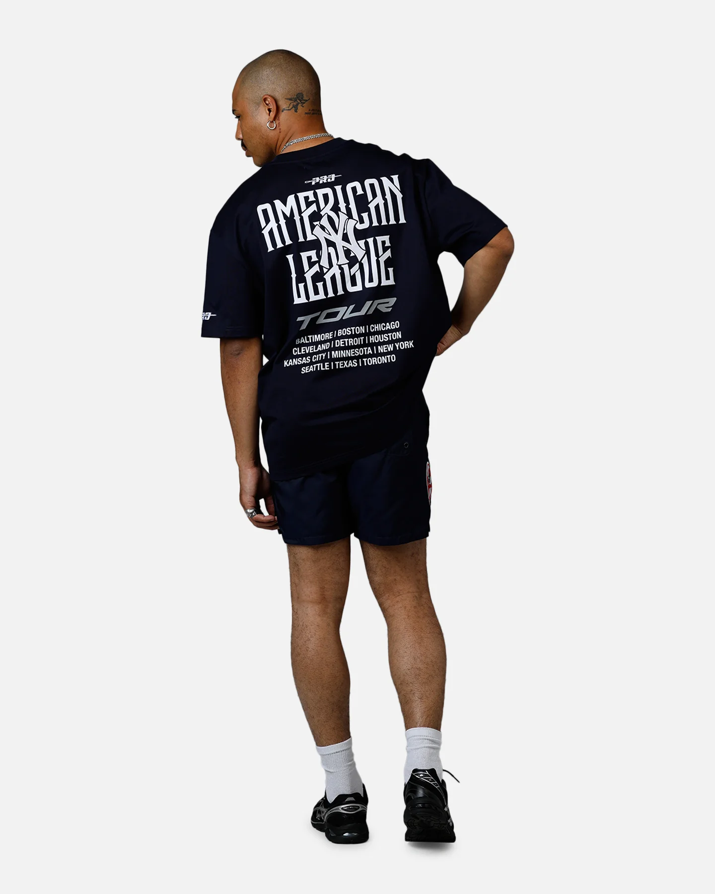 Pro Standard New York Yankees City Tour 2.0 T-Shirt Navy - Image 6