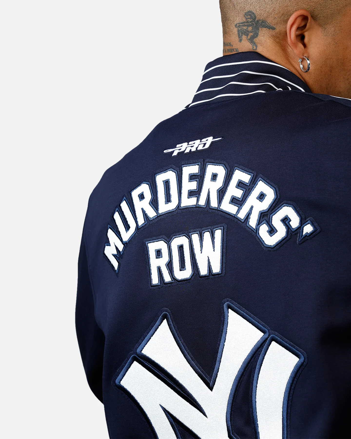 Pro Standard New York Yankees Double Knit Jacket Navy - Image 9