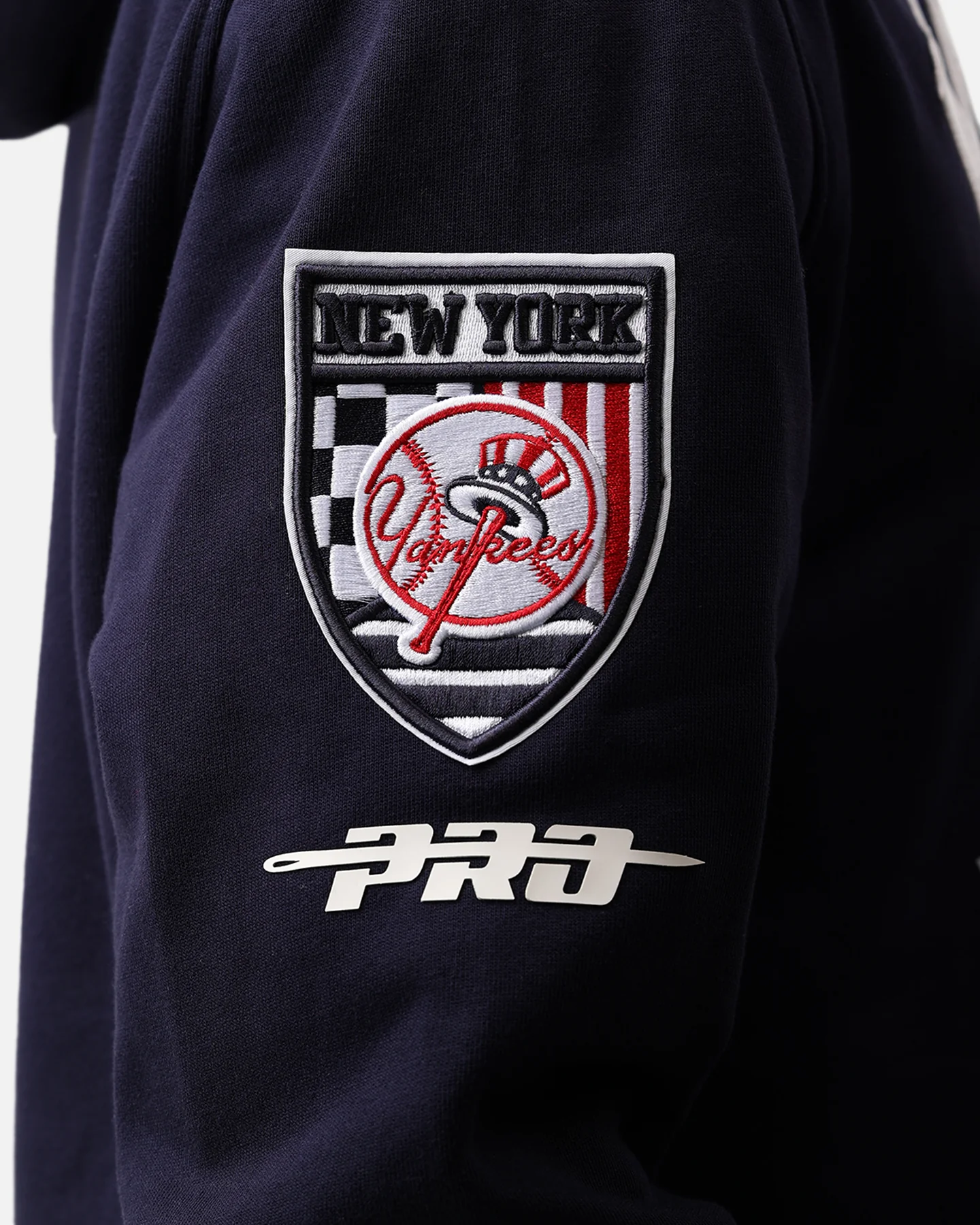 Pro Standard New York Yankees Fast Lane Hoodie Midnight Navy - Image 9