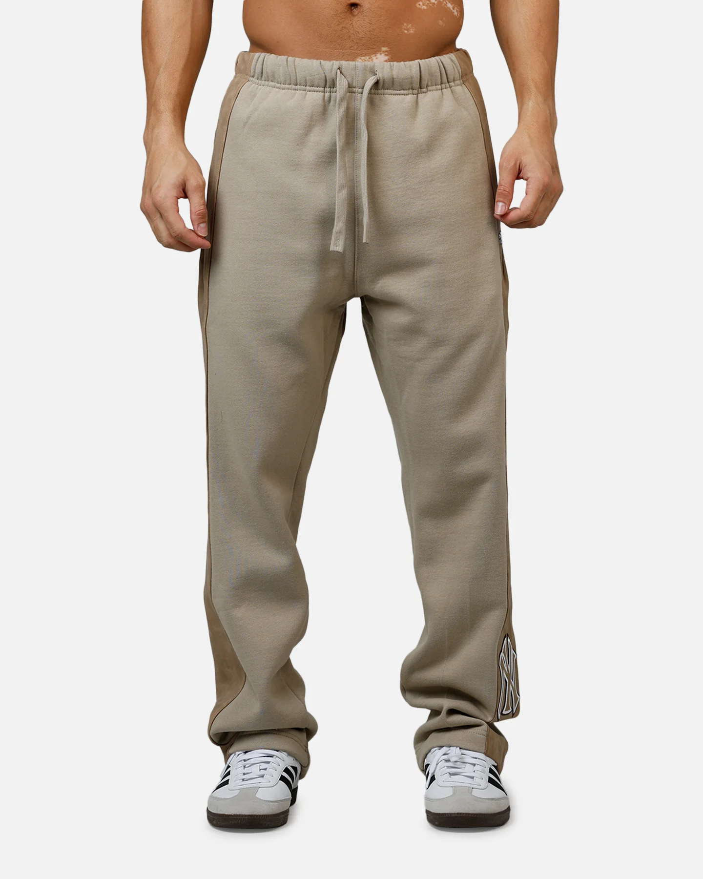 Pro Standard New York Yankees Panel Sweatpants Tan - Image 6