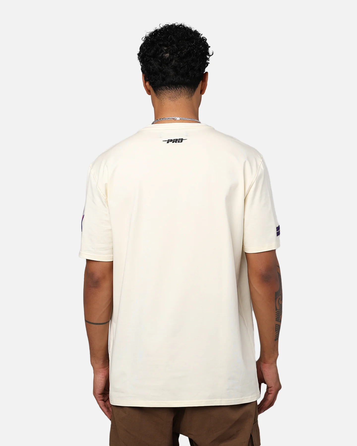 Pro Standard NFL Las Vegas Super Bowl LVIII Box Logo T-Shirt Eggshell - Image 3
