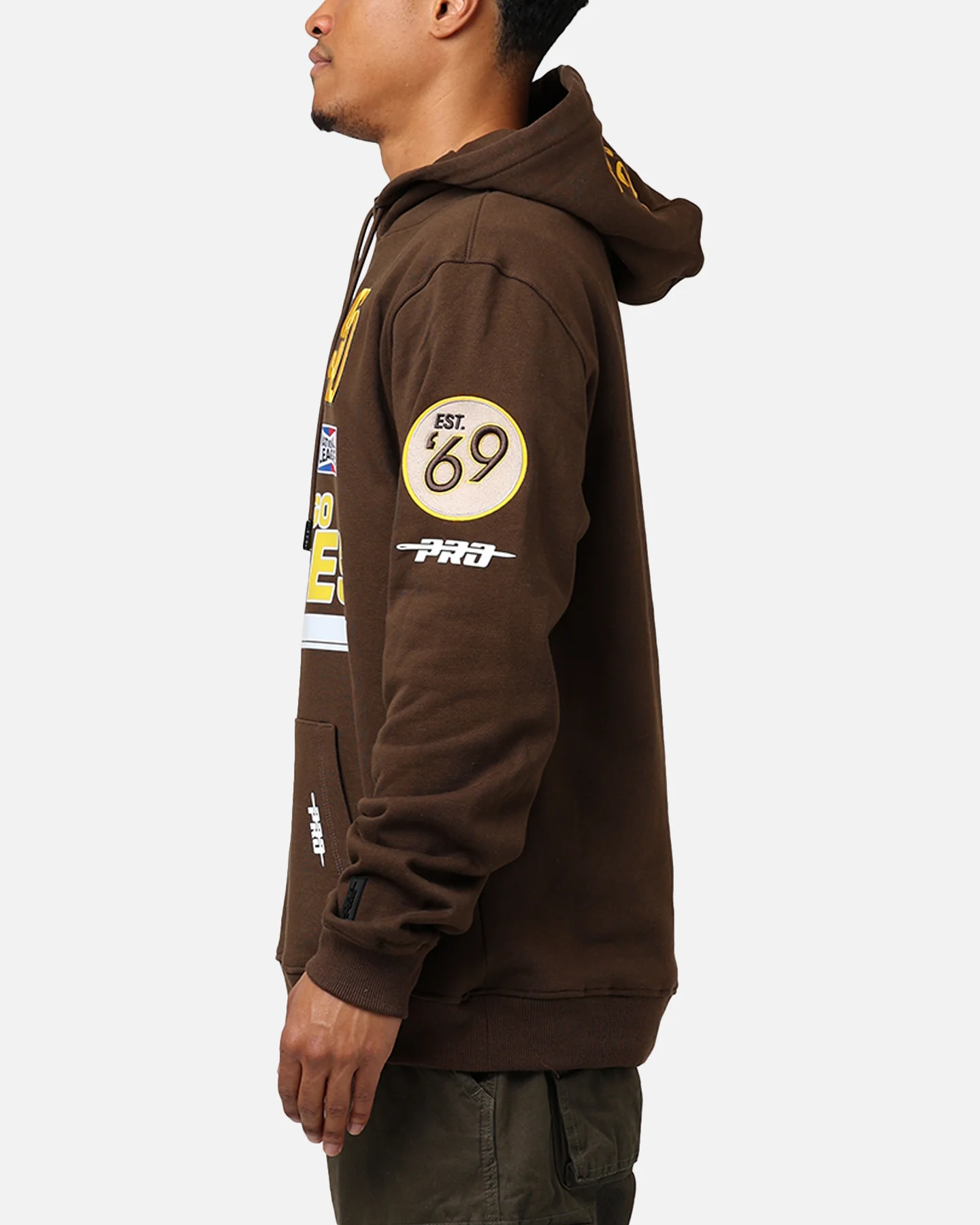 Pro Standard San Diego Padres Fast Lane Hoodie Brown - Image 5