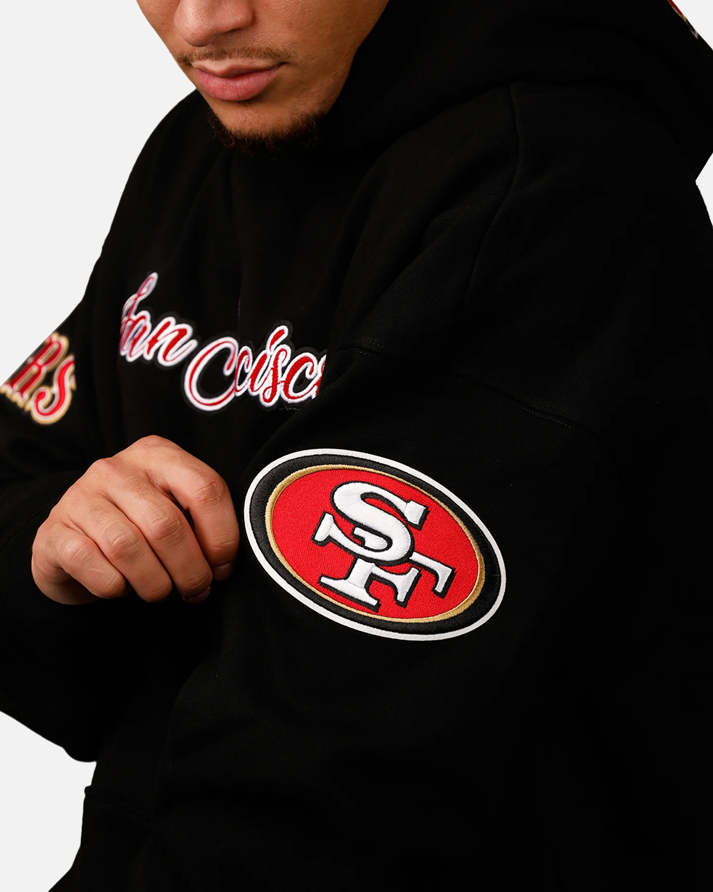 Pro Standard San Francisco 49ers City Hoodie Black - Image 6