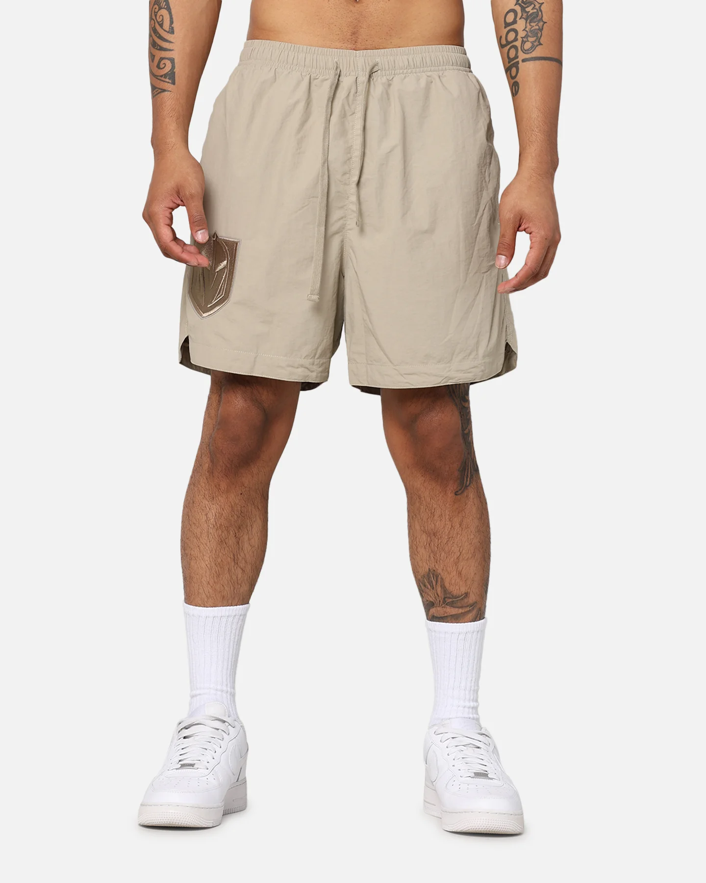 Pro Standard Vegas Golden Knights Neutral 2.0 Shorts Taupe - Image 7