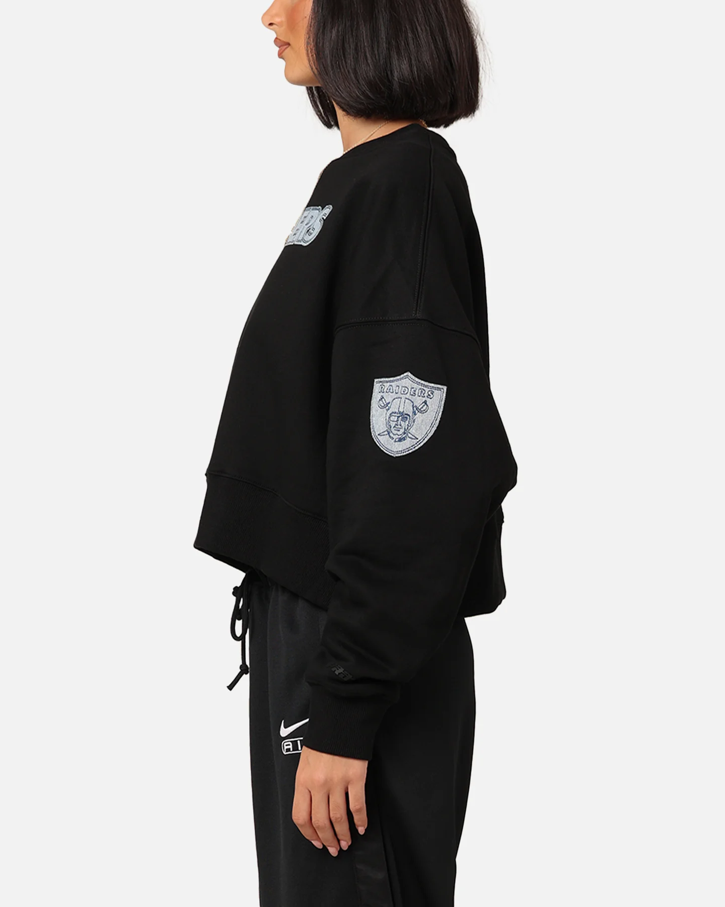 Pro Standard Women's Las Vegas Raiders Crewneck Black - Image 5