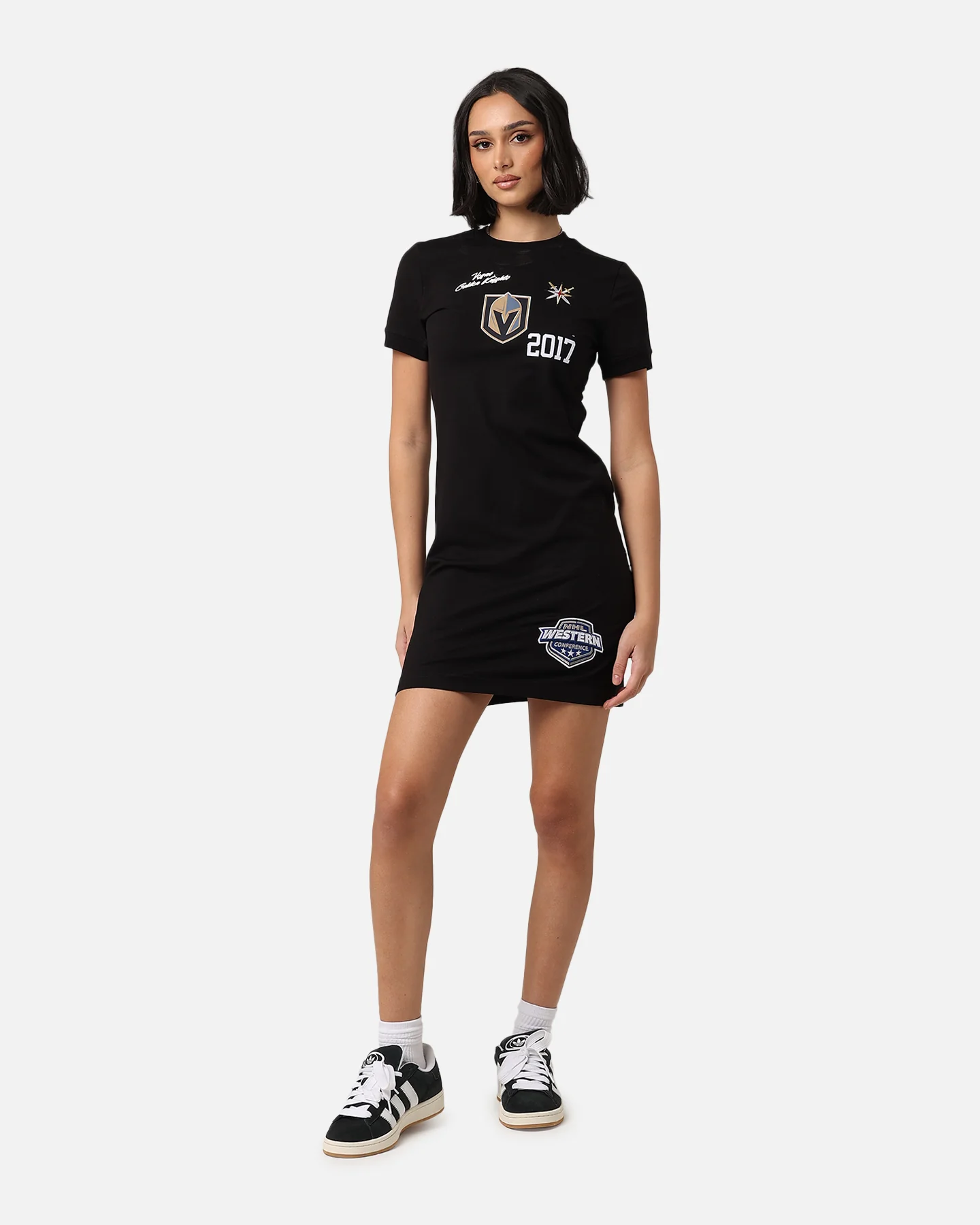 Pro Standard Women's Vegas Golden Knights Bodycon Mini Dress Black - Image 2