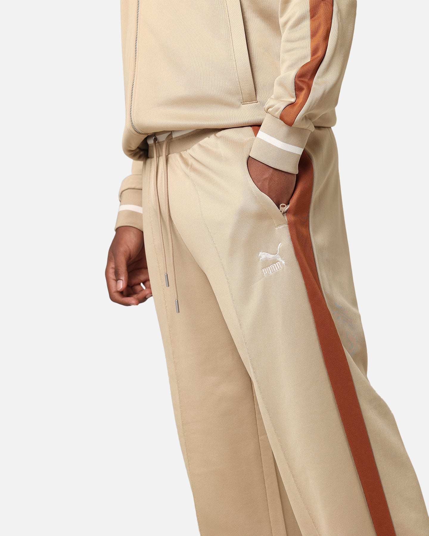 Puma For the Fanbase T7 Track Pants Prairie Tan - Image 4