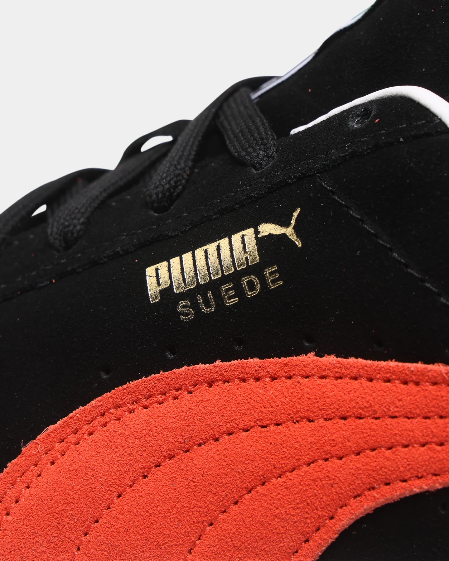 Puma Suede Classic XXI Black/Cherry Tomato - Image 7