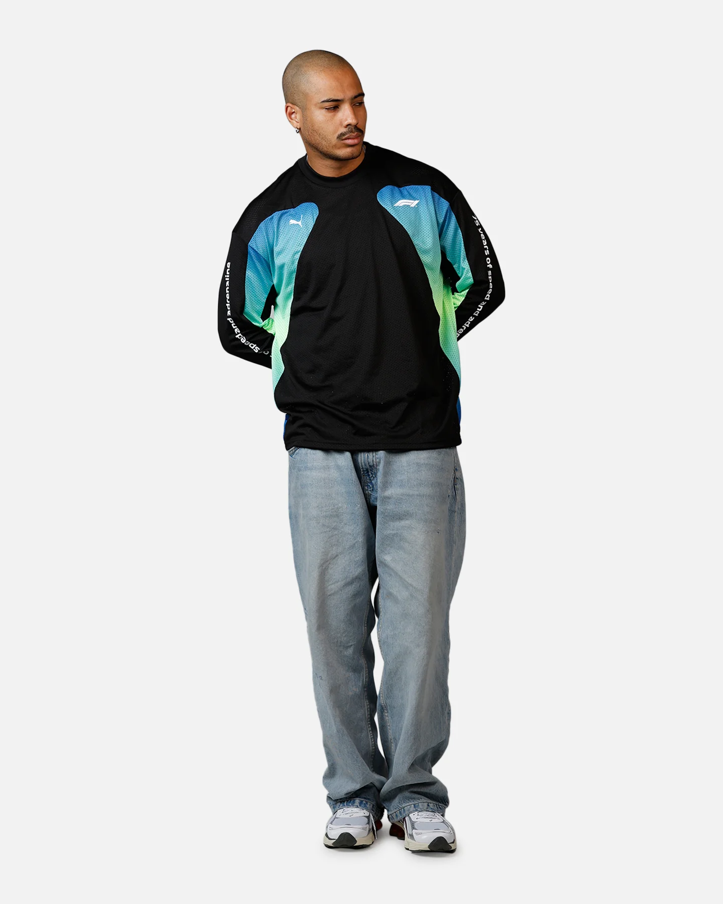 Puma X F1 Long Sleeve T-Shirt Black - Image 3