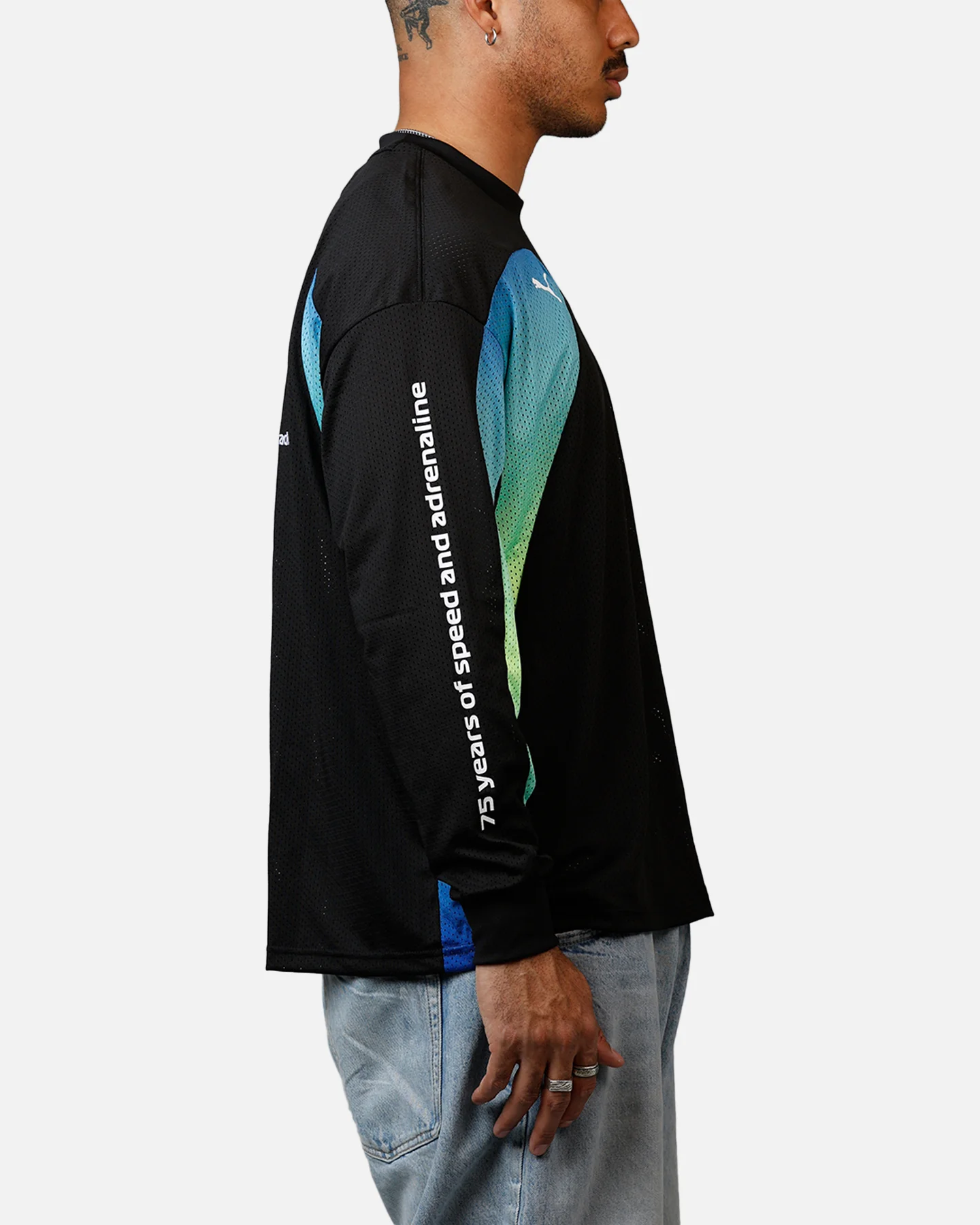 Puma X F1 Long Sleeve T-Shirt Black - Image 4