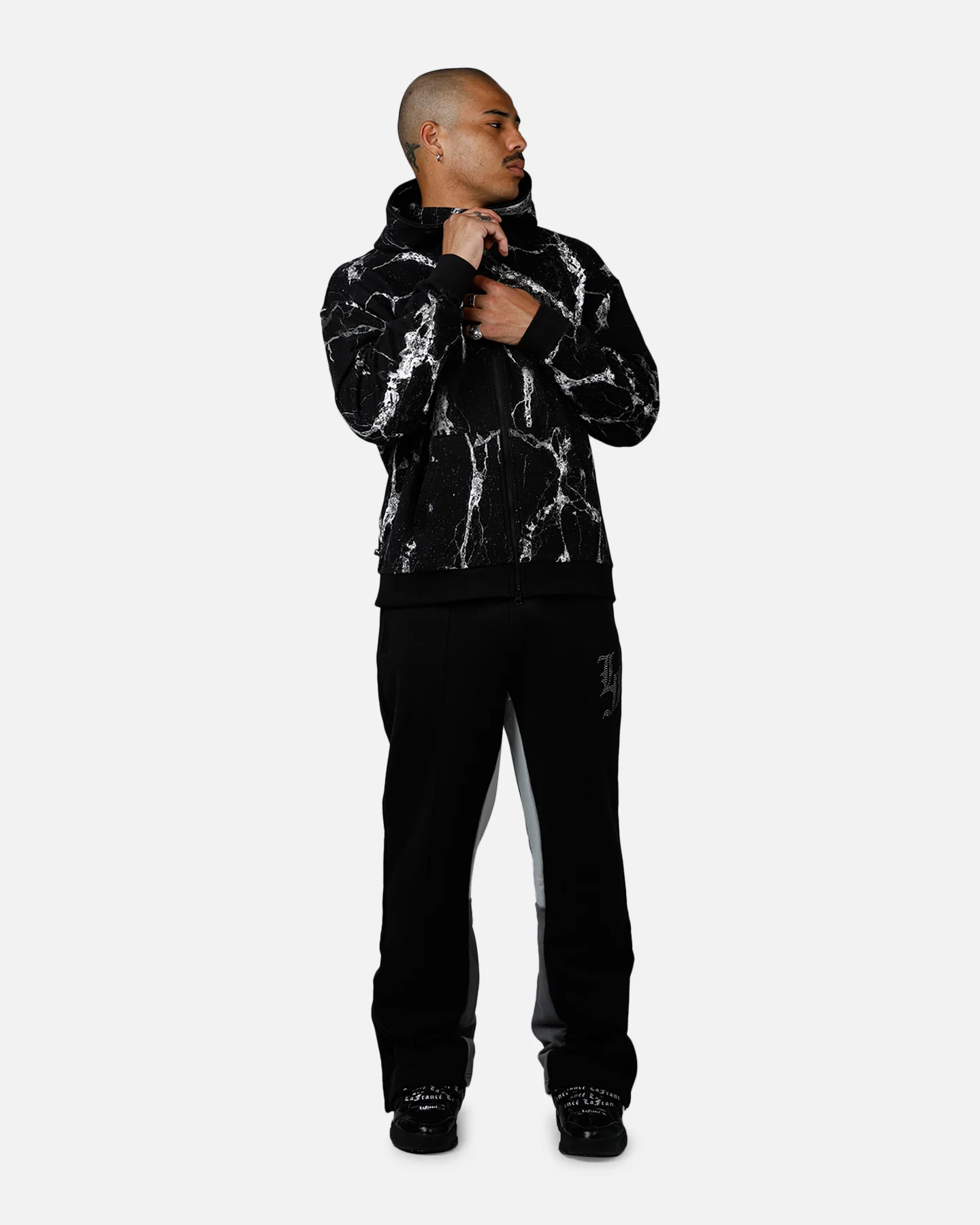 Puma x Lamelo Ball LaFrancé Written In Chrome Hoodie Black - Image 3