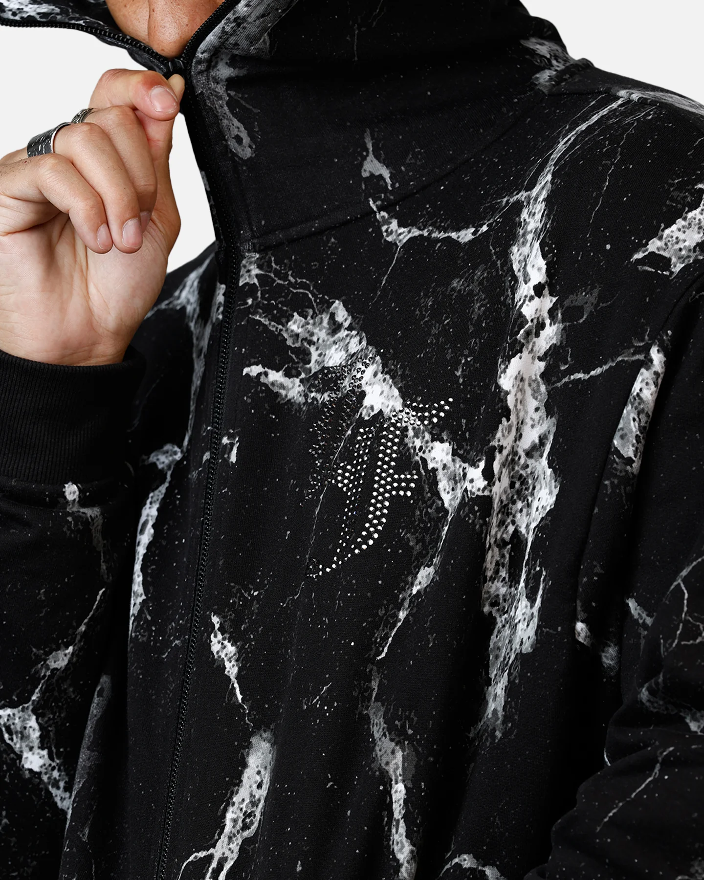 Puma x Lamelo Ball LaFrancé Written In Chrome Hoodie Black - Image 6